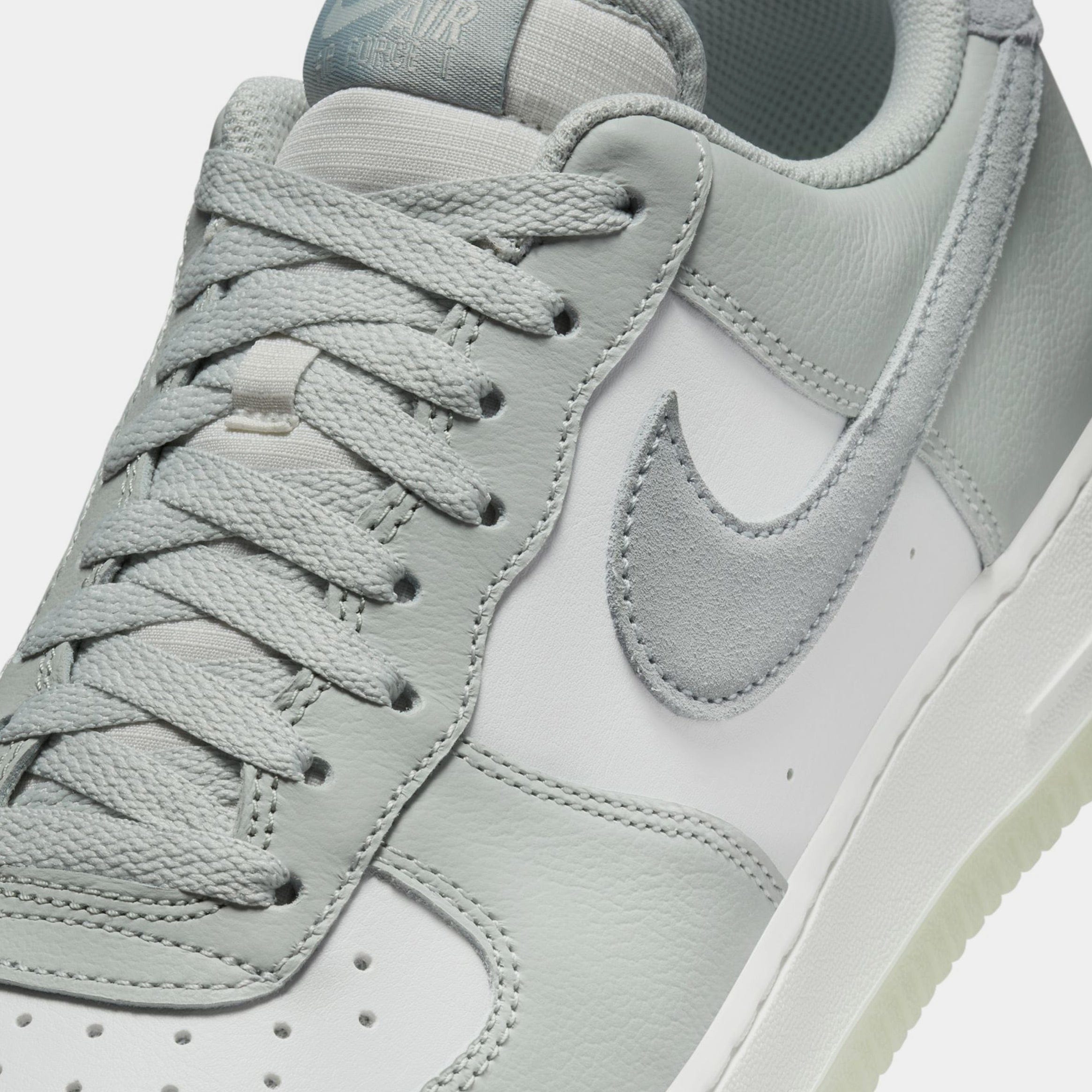 Nike Air Force 1 '07 LV8 Mens Lifestyle Shoes (Light Grey/White)