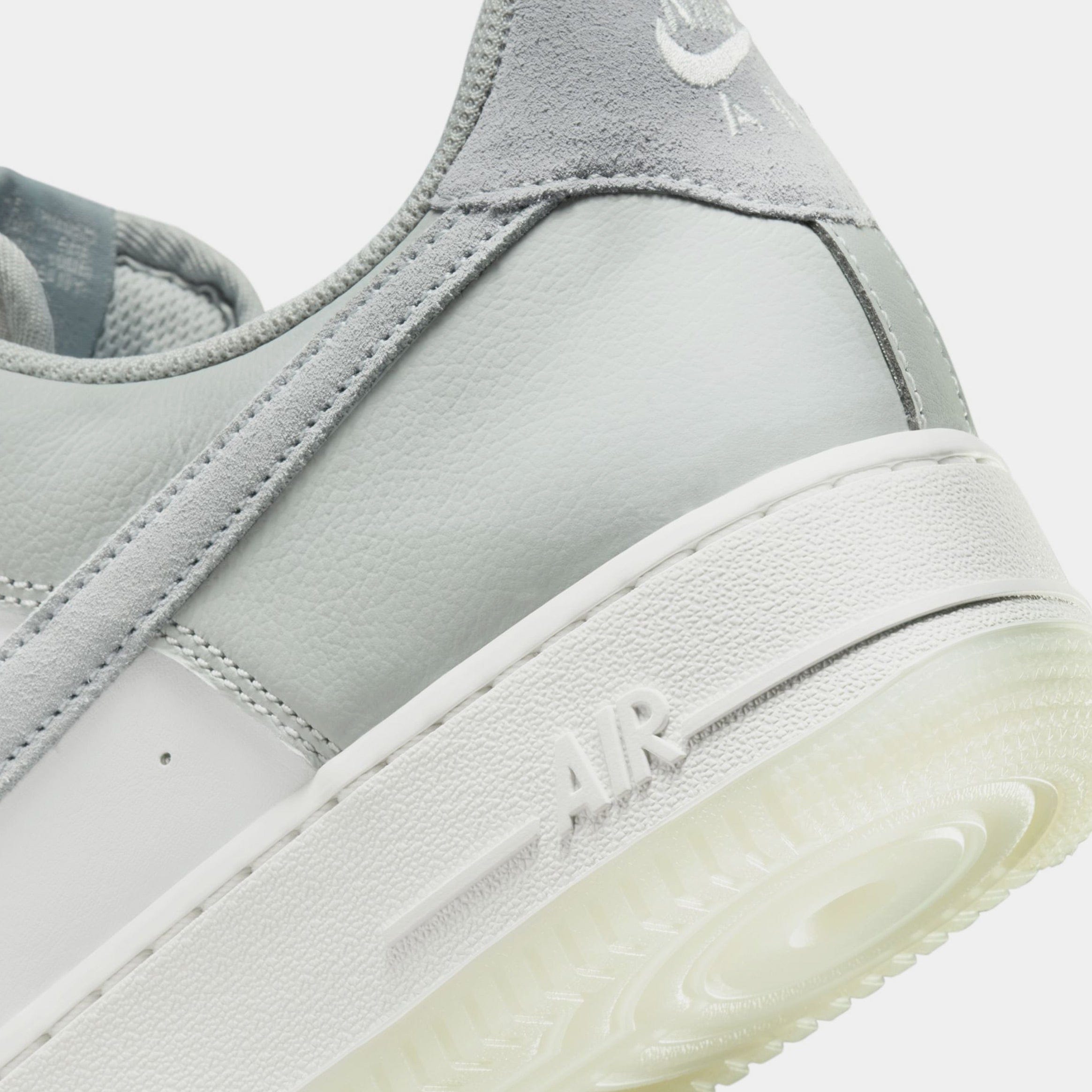 Nike Air Force 1 '07 LV8 Mens Lifestyle Shoes (Light Grey/White)