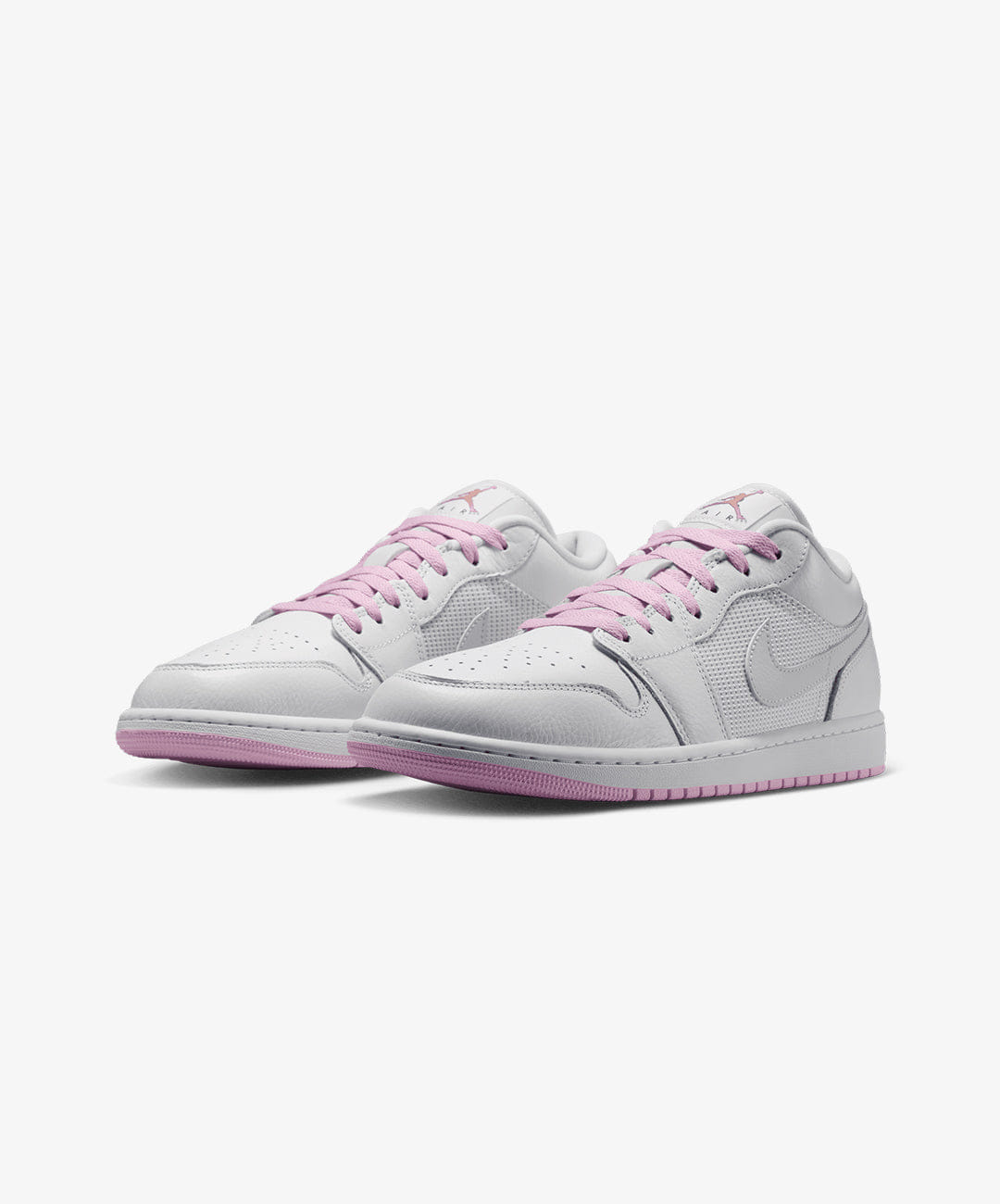 Air Jordan JORDAN | AIR JORDAN 1 LOW SE { SUMMIT WHITE/SILVER - LT ARCTIC PINK