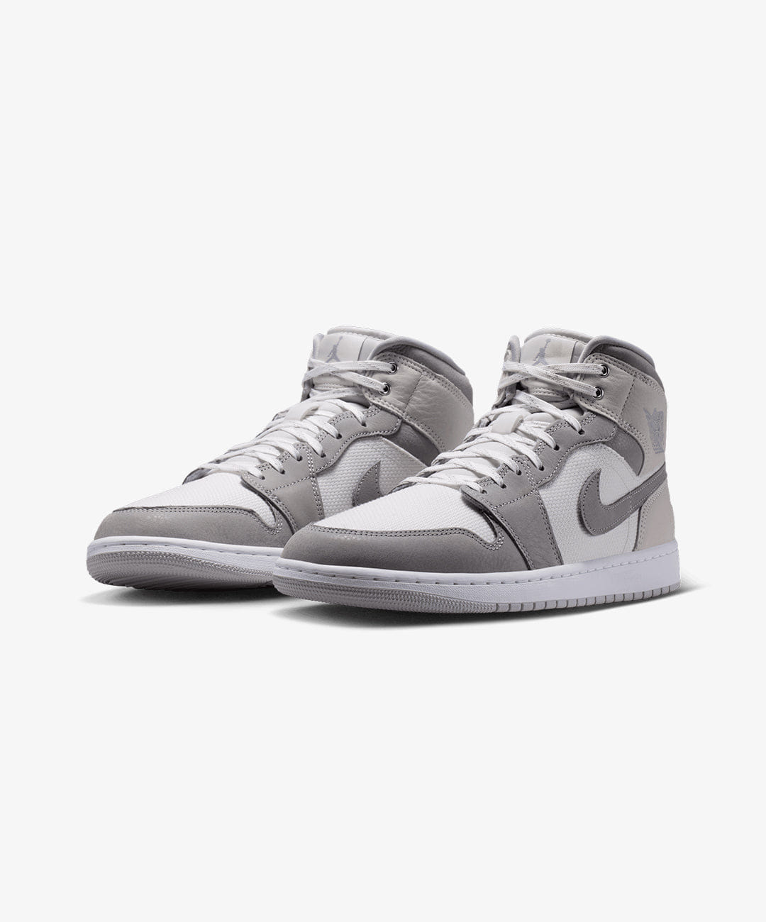 Air Jordan JORDAN | AIR JORDAN 1 MID SE { SUMMIT WHITE/LT SMOKE GREY - PHANTOM - SAIL