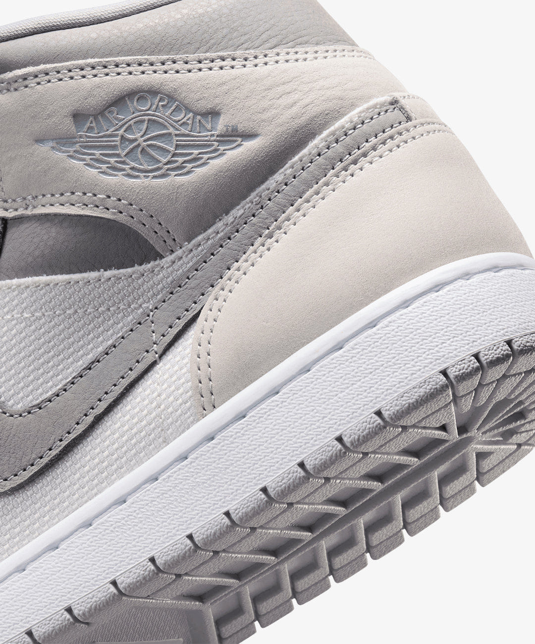 Air Jordan JORDAN | AIR JORDAN 1 MID SE { SUMMIT WHITE/LT SMOKE GREY - PHANTOM - SAIL