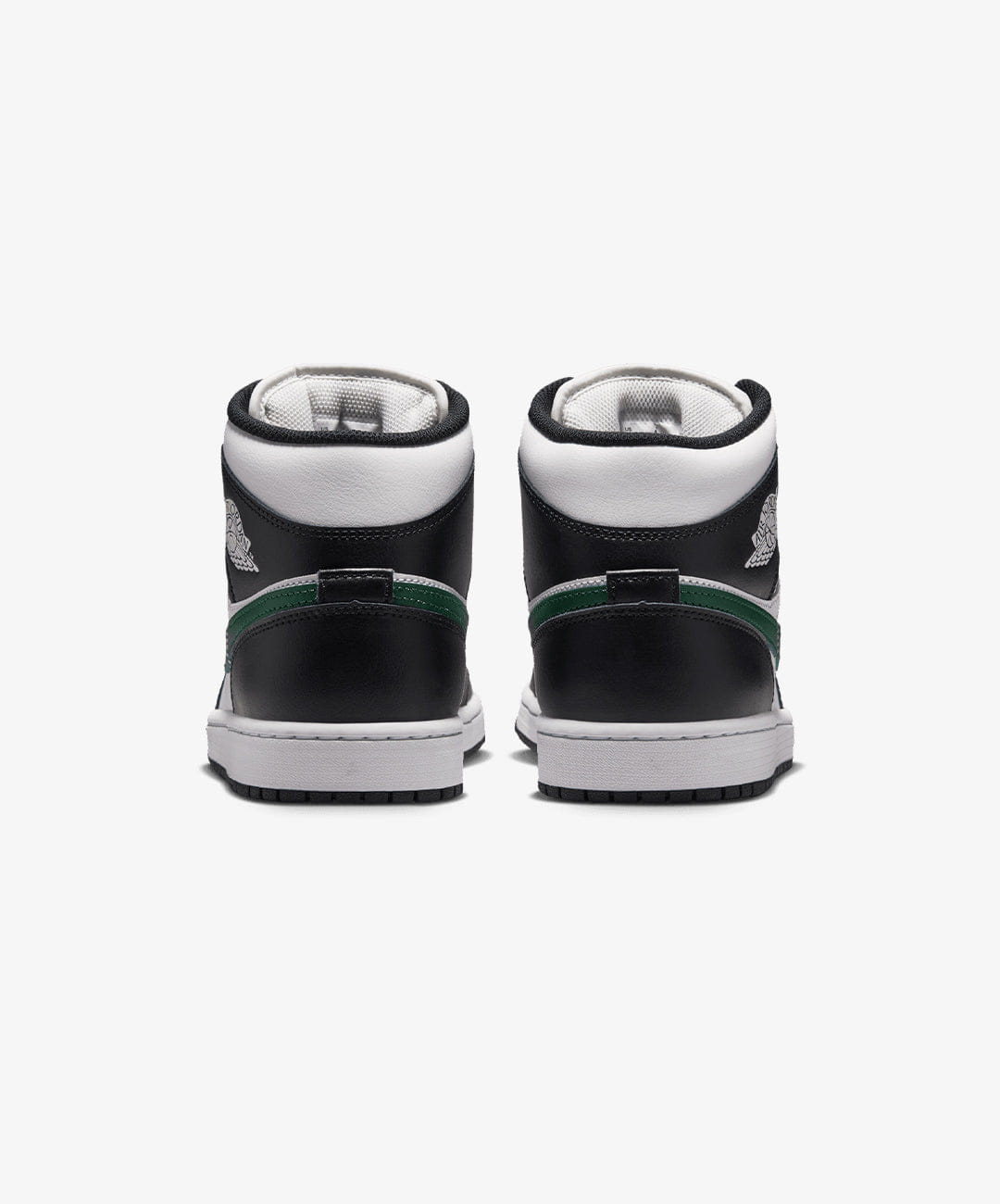 Air Jordan JORDAN | AIR JORDAN 1 MID { BLACK/SUMMIT WHITE - GORGE GREEN