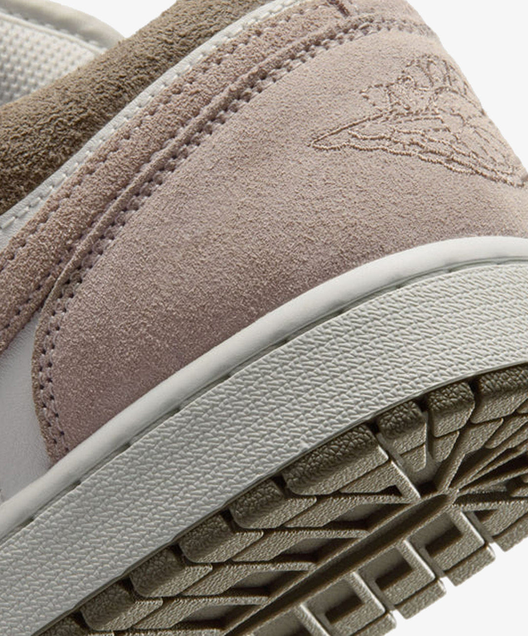 Air Jordan JORDAN | AIR JORDAN 1 LOW { OLIVE GREY/ENIGMA STONE - SUMMIT WHITE