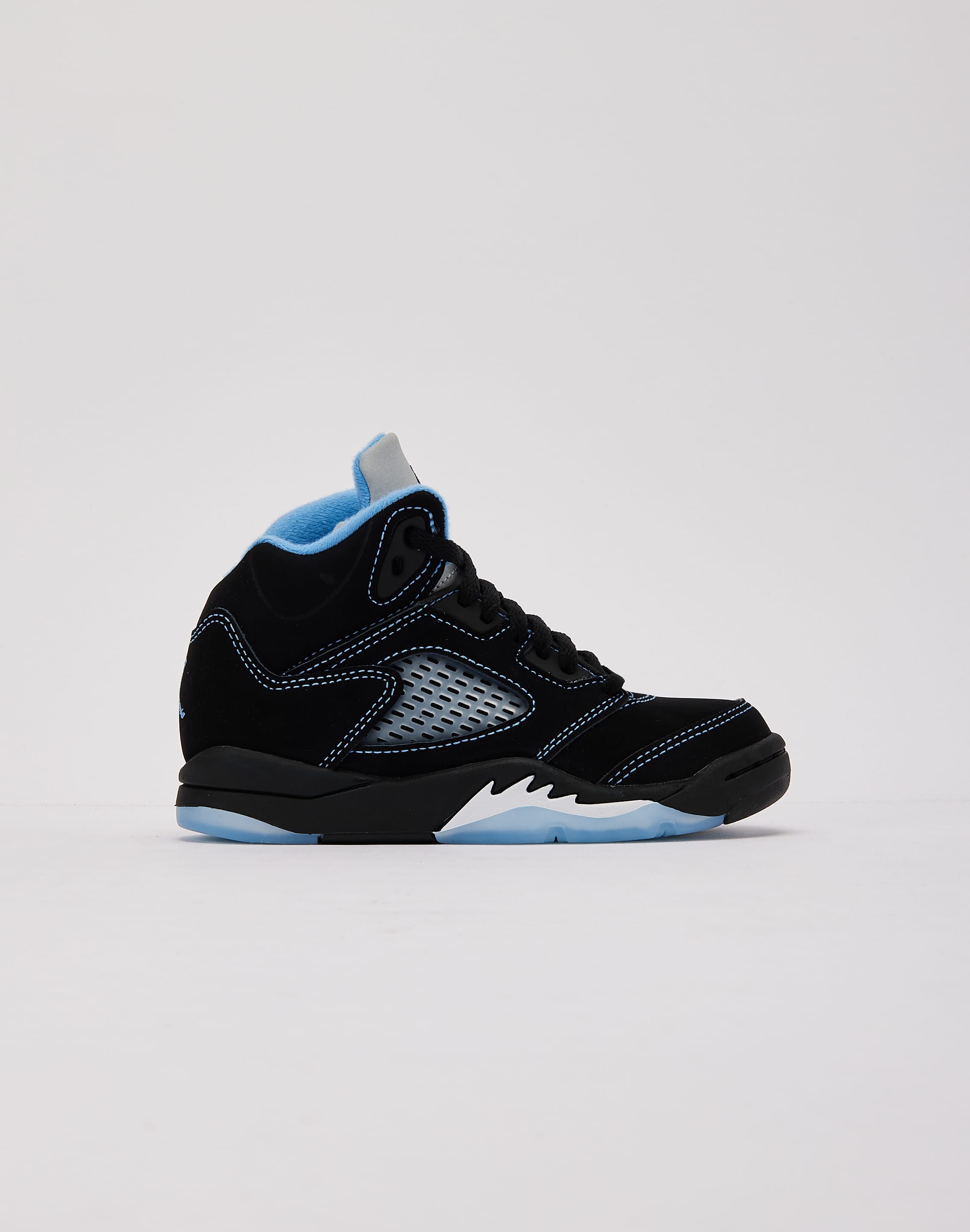 Air Jordan Jordan Air Jordan 5 Retro Black and University Blue Pre - School