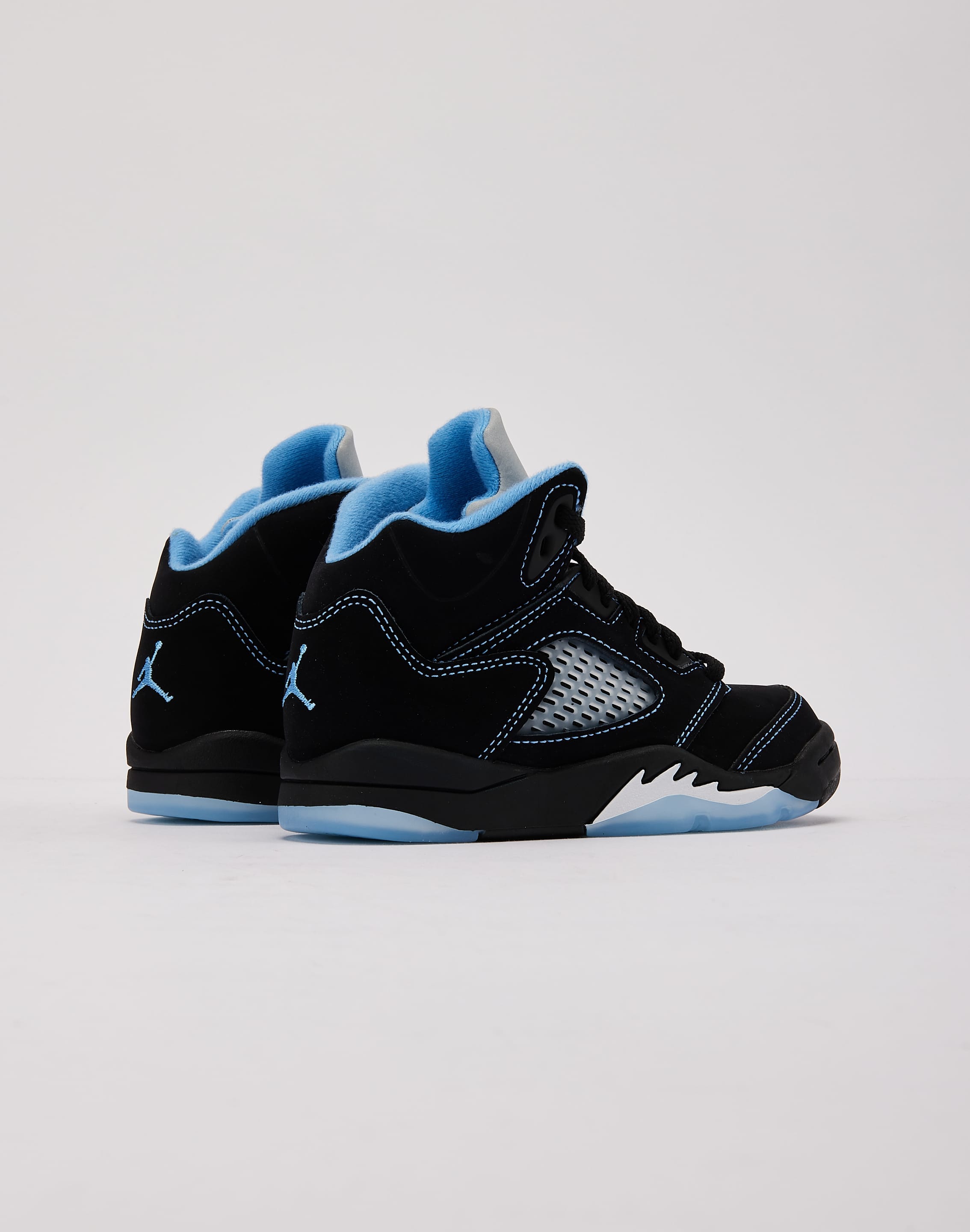 Air Jordan Jordan Air Jordan 5 Retro Black and University Blue Pre - School