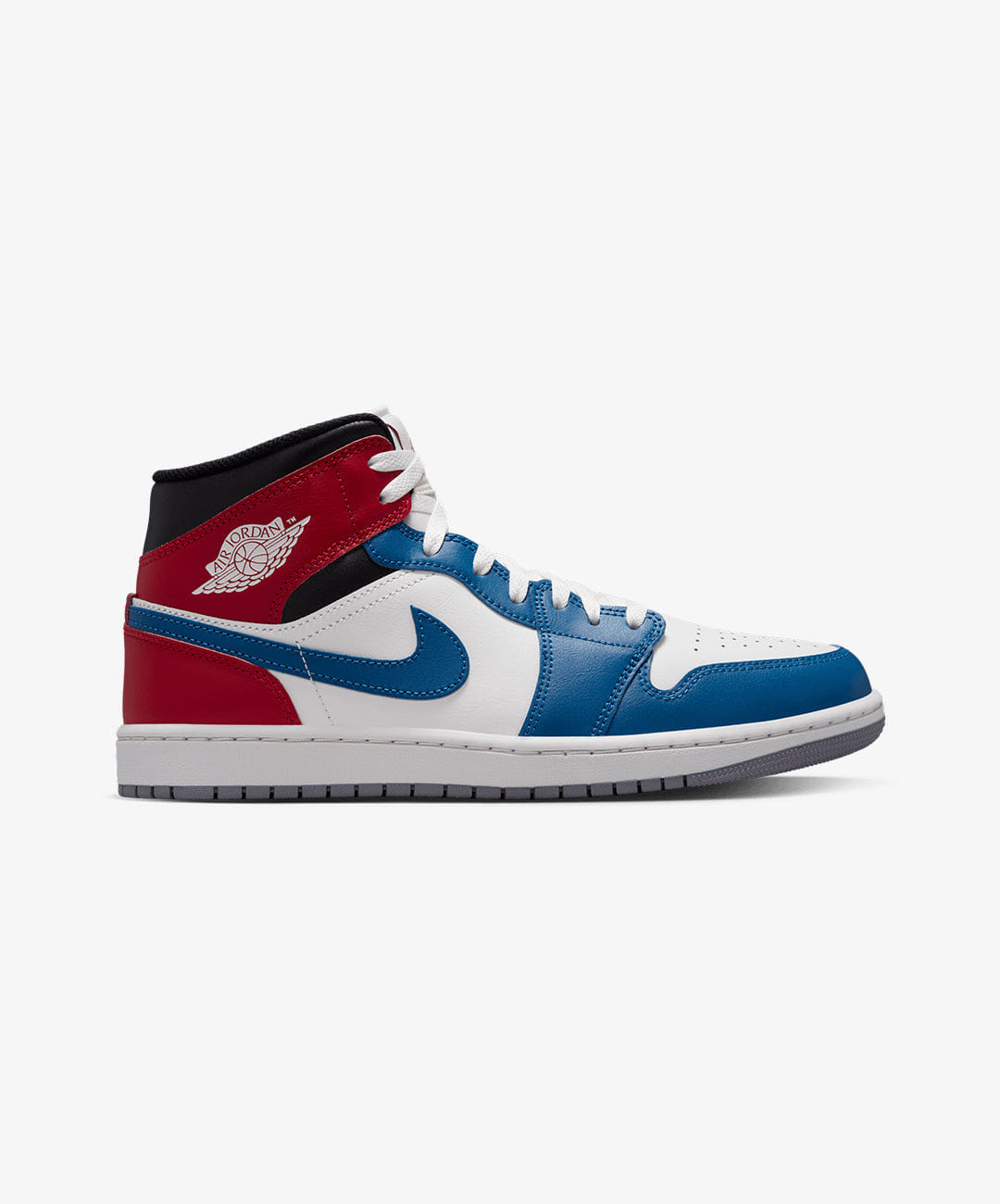 Air Jordan JORDAN | AIR JORDAN 1 MID {TRUE BLUE/SUMMIT WHITE - VARSITY RED - BLACK