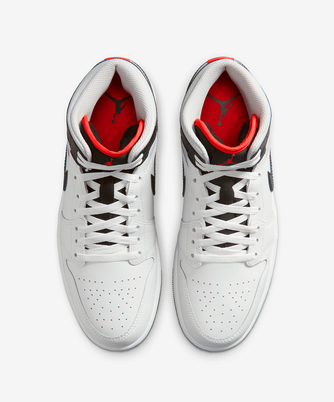 Air Jordan JORDAN | AIR JORDAN 1 MID { SUMMIT WHITE/BLACK - NEUTRAL GREY
