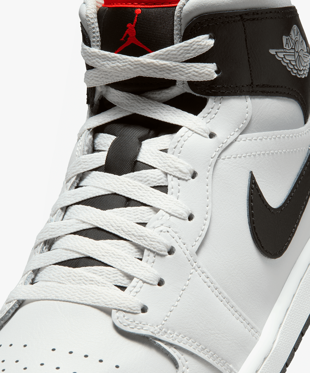 Air Jordan JORDAN | AIR JORDAN 1 MID { SUMMIT WHITE/BLACK - NEUTRAL GREY