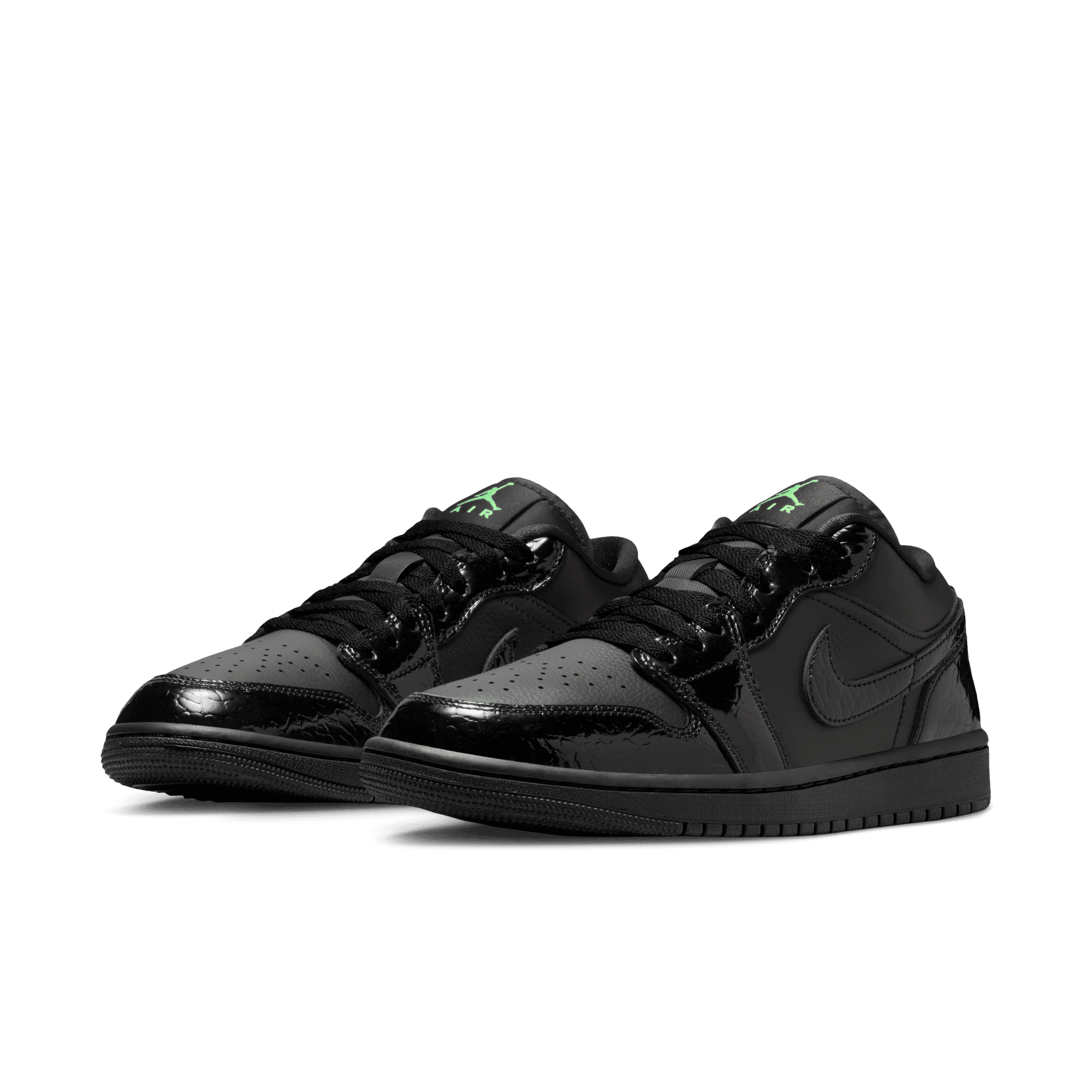 Air Jordan WMNS AIR JORDAN 1 LOW SE - BLACK / SCREAM GREEN