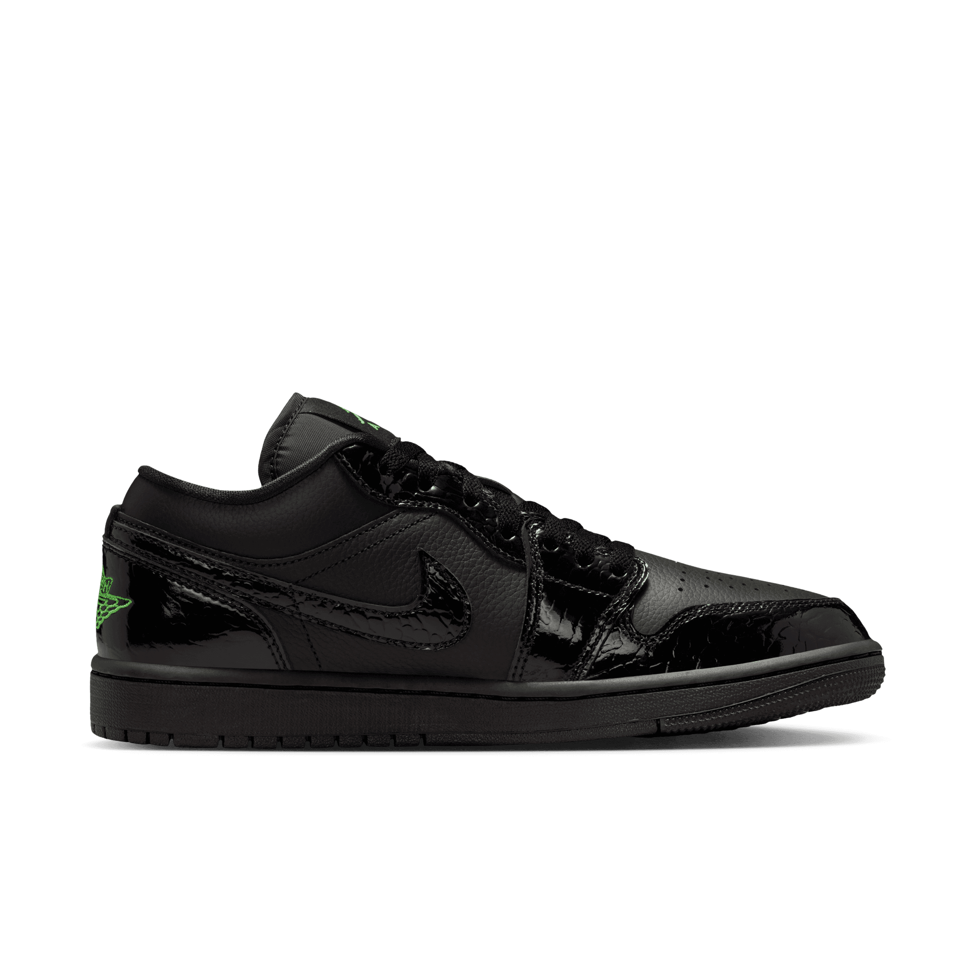Air Jordan WMNS AIR JORDAN 1 LOW SE - BLACK / SCREAM GREEN
