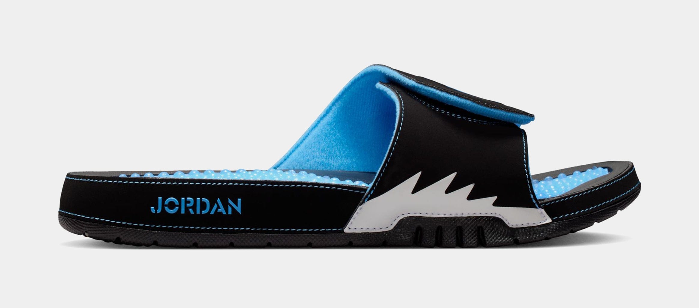 Air Jordan Hydro 5 Retro Mens Sandals (Black/University Blue/White)