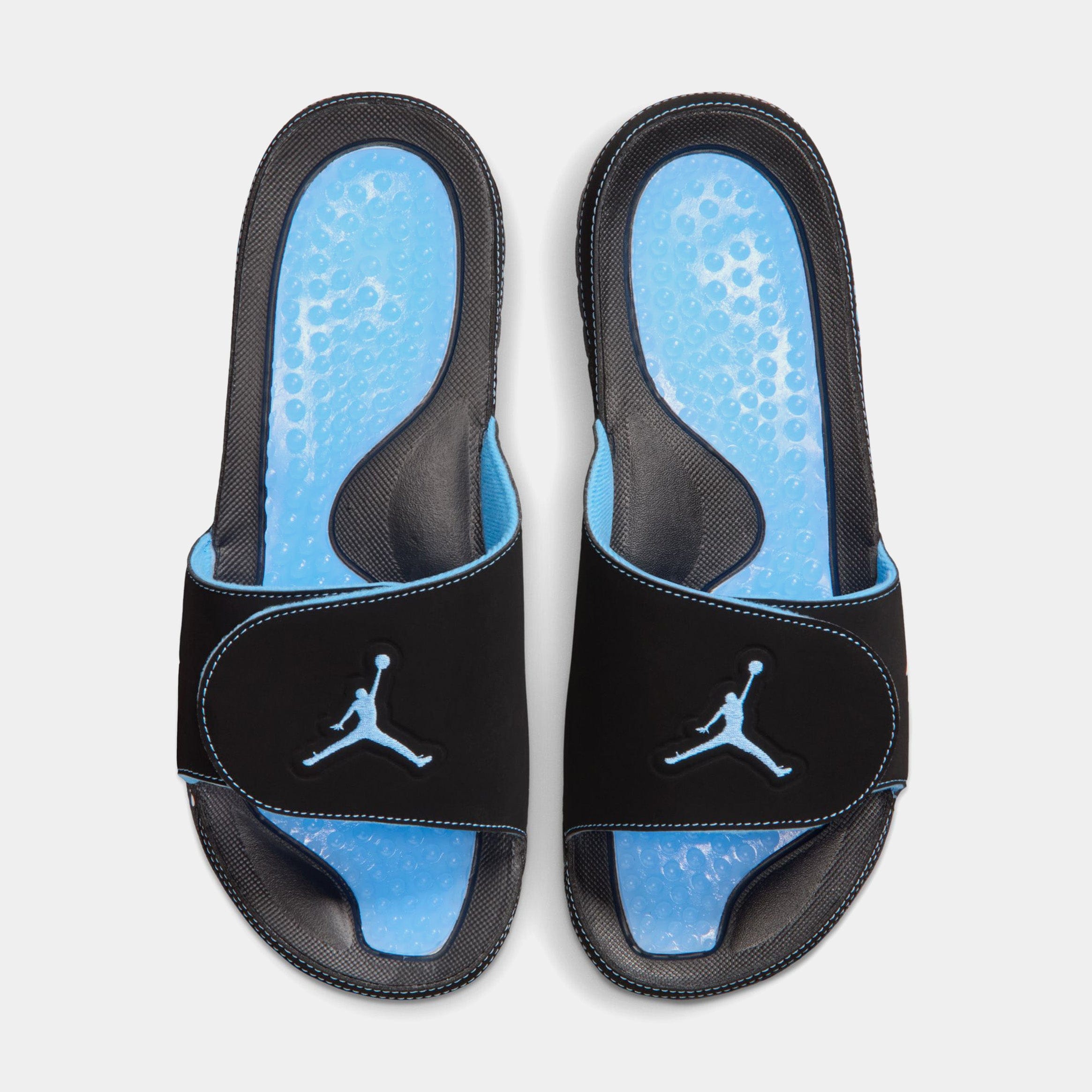 Air Jordan Hydro 5 Retro Mens Sandals (Black/University Blue/White)