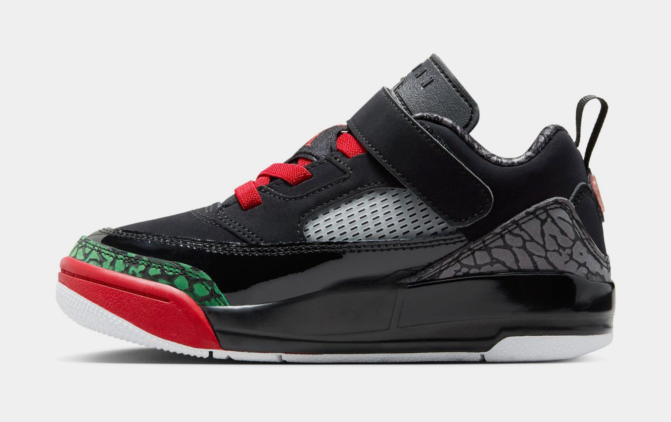 Air Jordan Spizike Low Preschool Lifestyle Shoes (Black/Vasity Red/Classic Green/White)