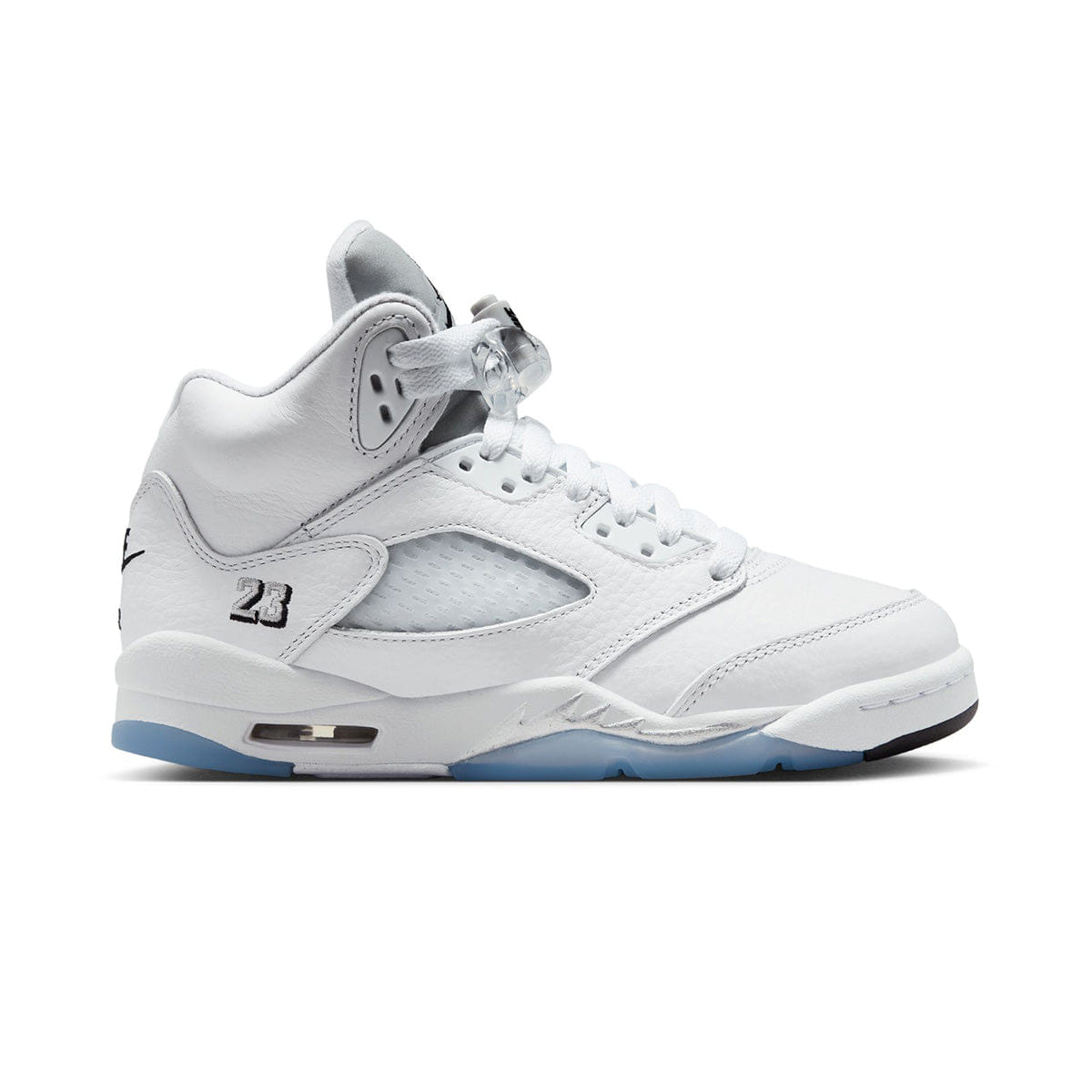 Air Jordan 5 Retro OG Grade School White Metallic