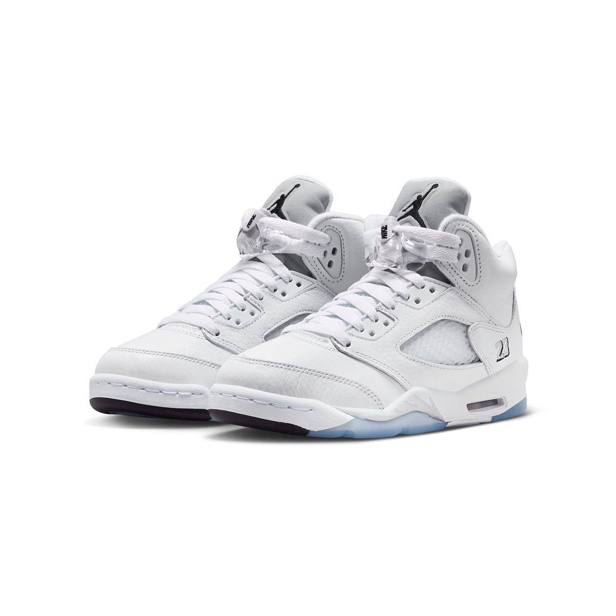 Air Jordan 5 Retro OG Grade School White Metallic