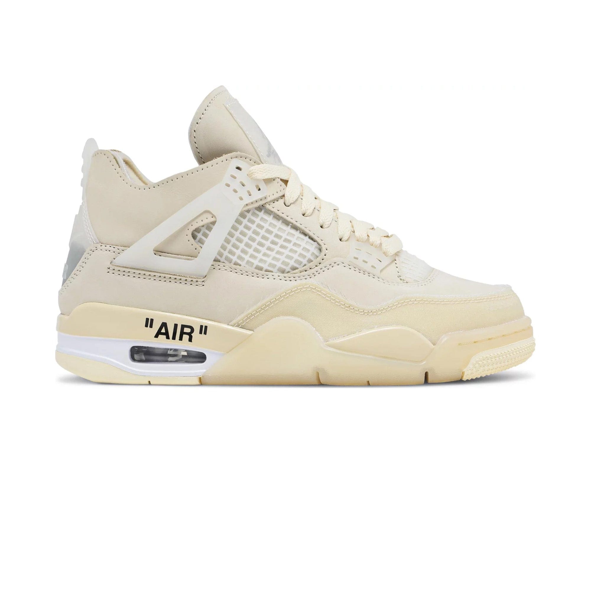 Air Jordan 4 x Off - White W Sail