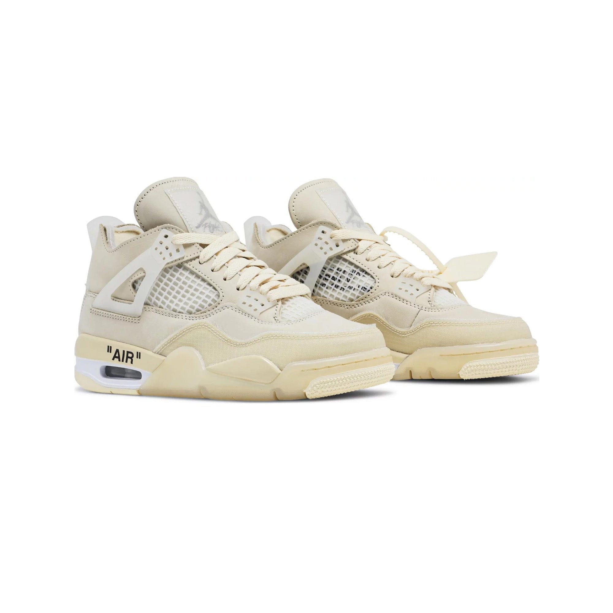 Air Jordan 4 x Off - White W Sail