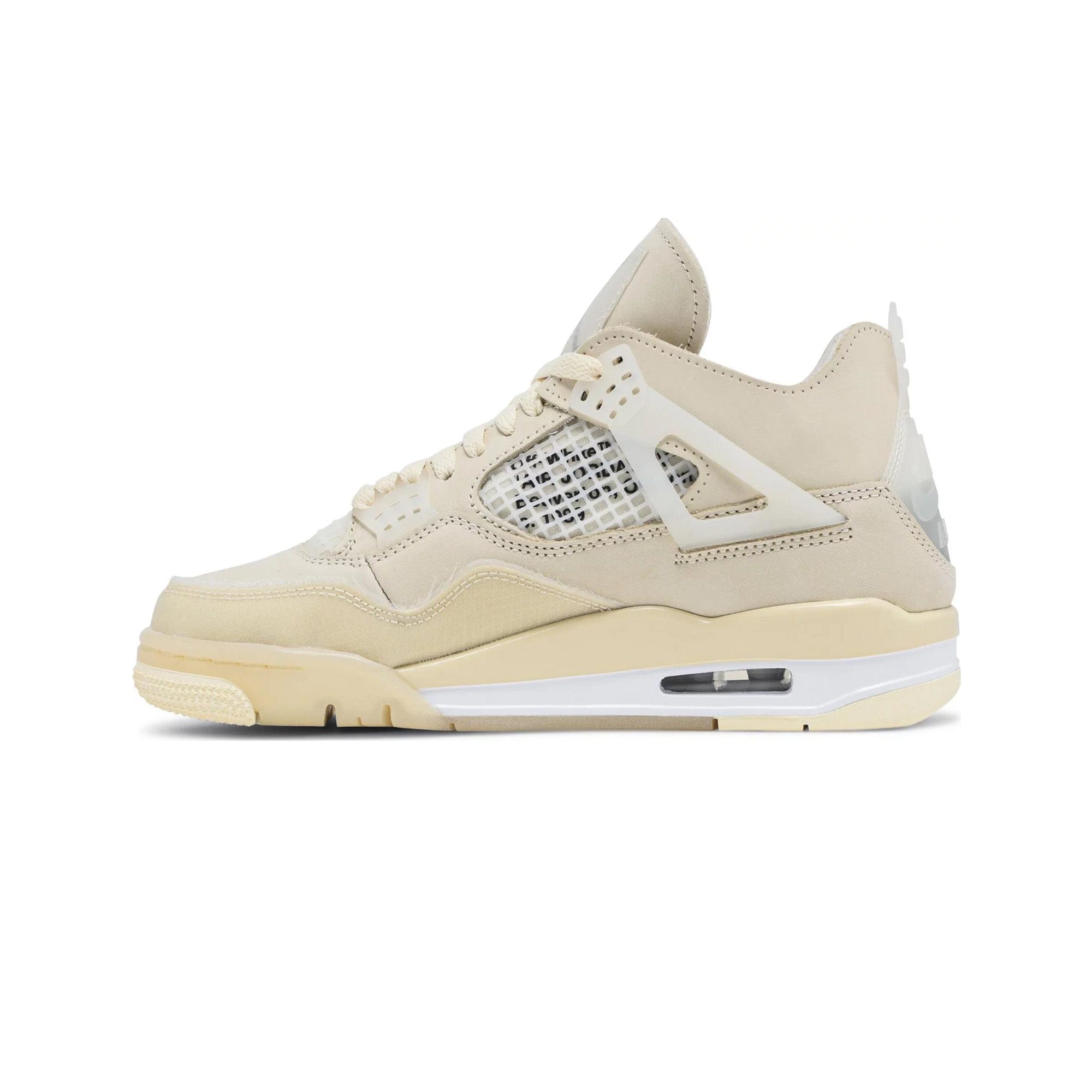 Air Jordan 4 x Off - White W Sail