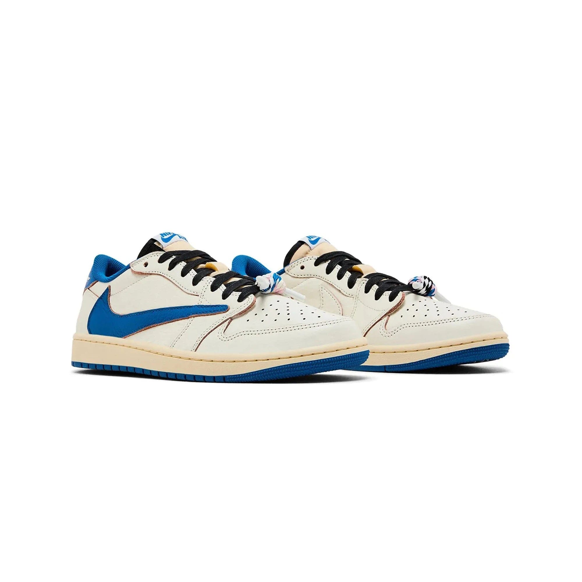 Air Jordan 1 Retro Low OG SP Fragment x Travis Scott Sail / Military Blue (2025)