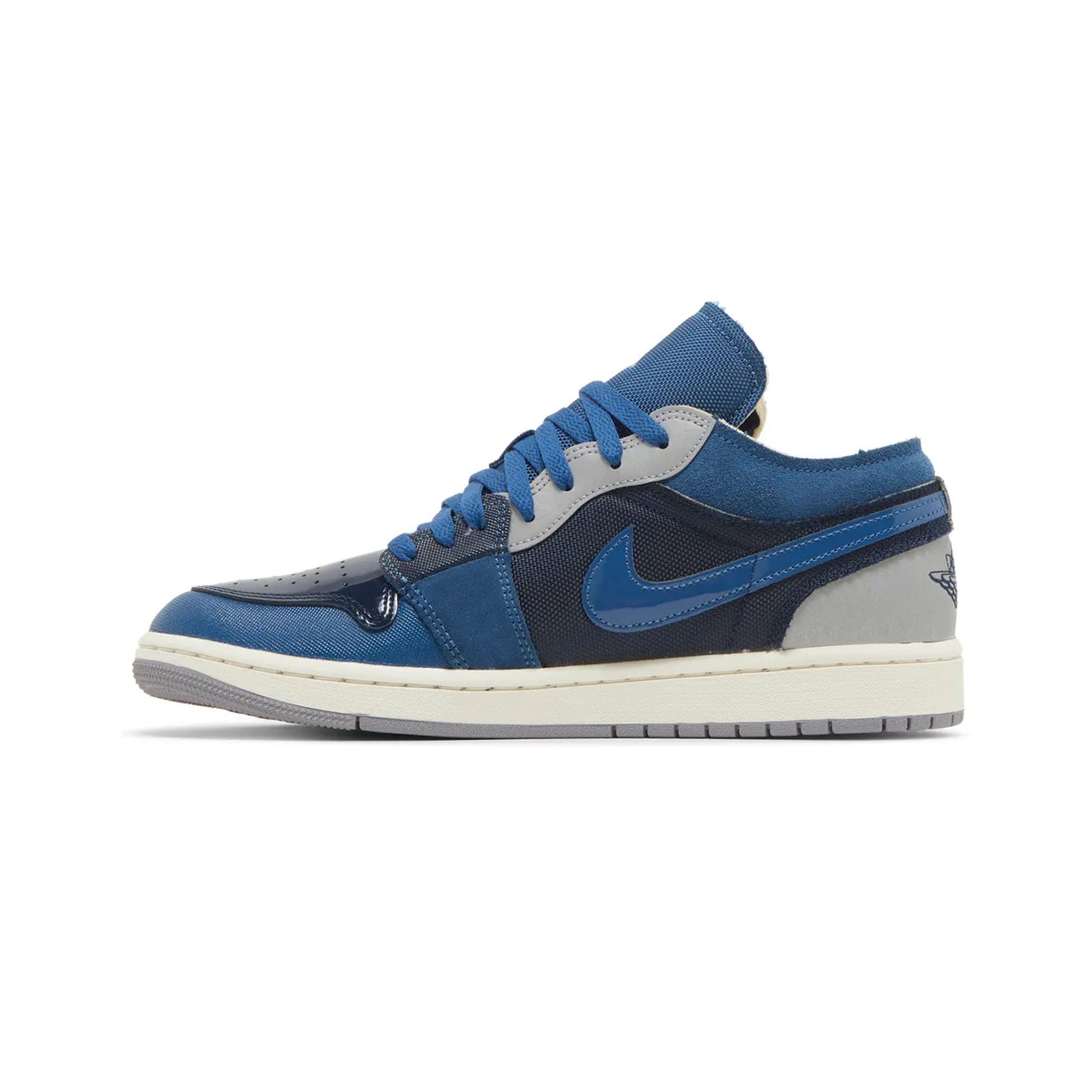 Air Jordan 1 Low SE Craft Obsidian French Blue Ashen Slate White (2023)