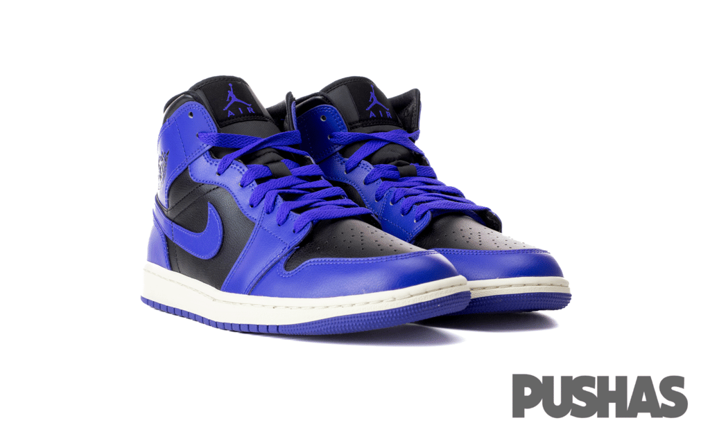 Air Jordan 1 Mid Purple Black Women's (2022)