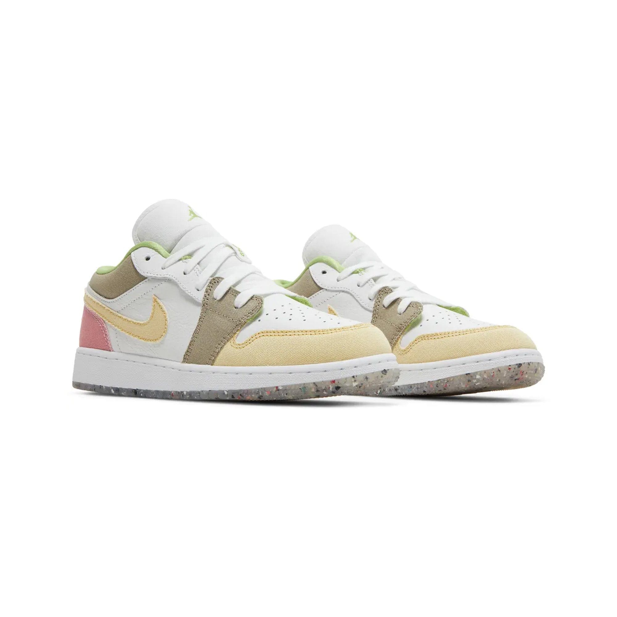 Air Jordan 1 Low Pastel Grind Vivid Green GS (2021)