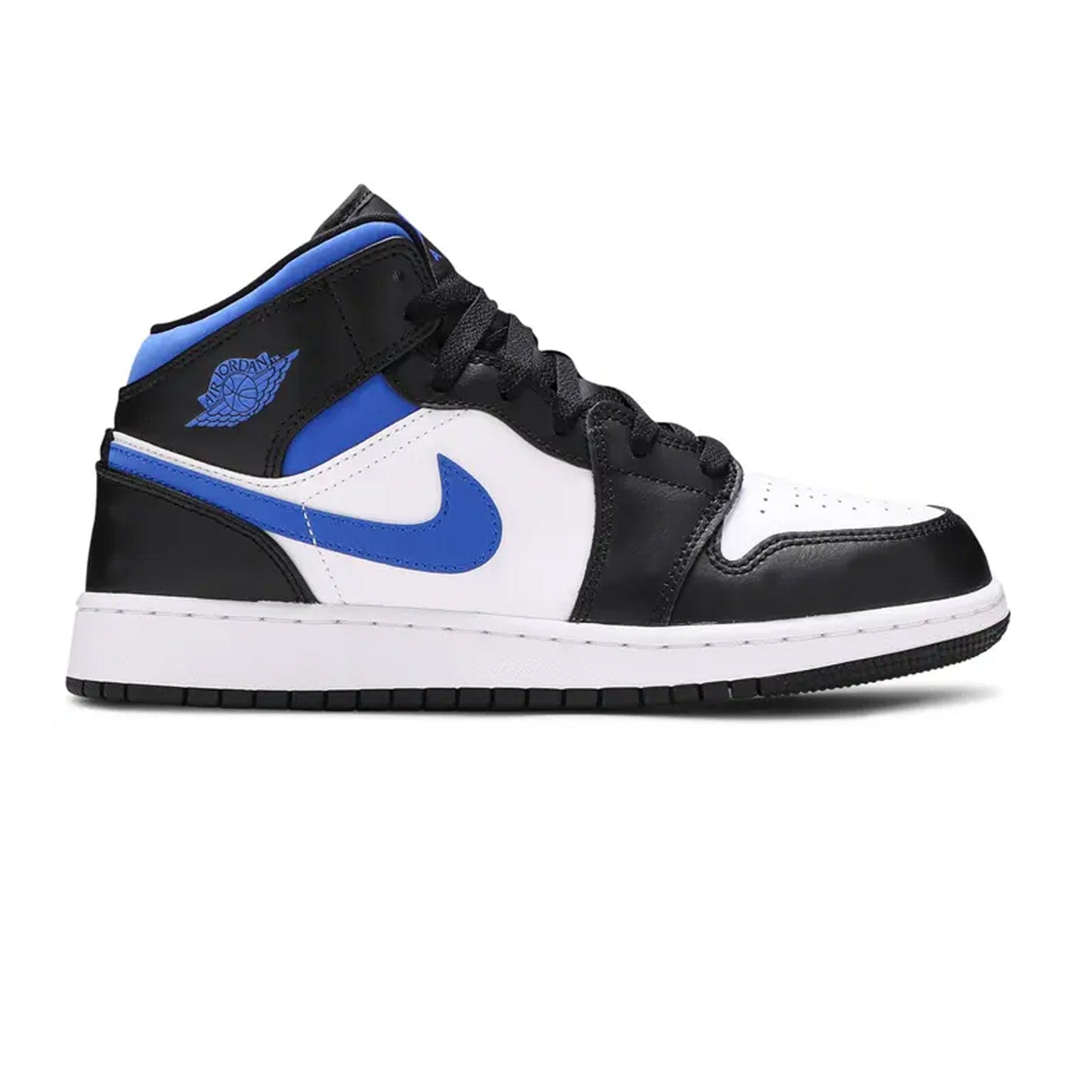 Air Jordan 1 Mid White Black Royal GS
