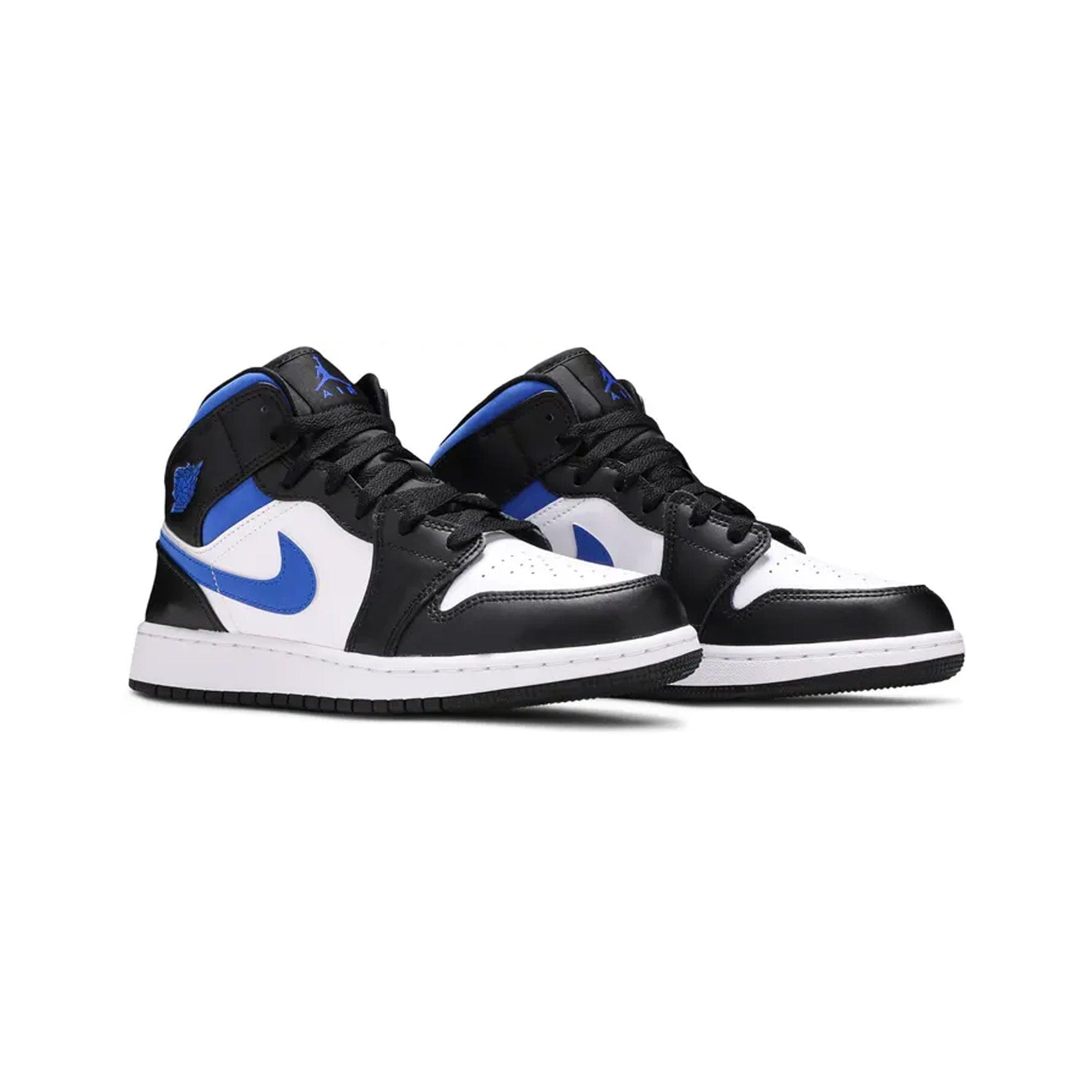 Air Jordan 1 Mid White Black Royal GS