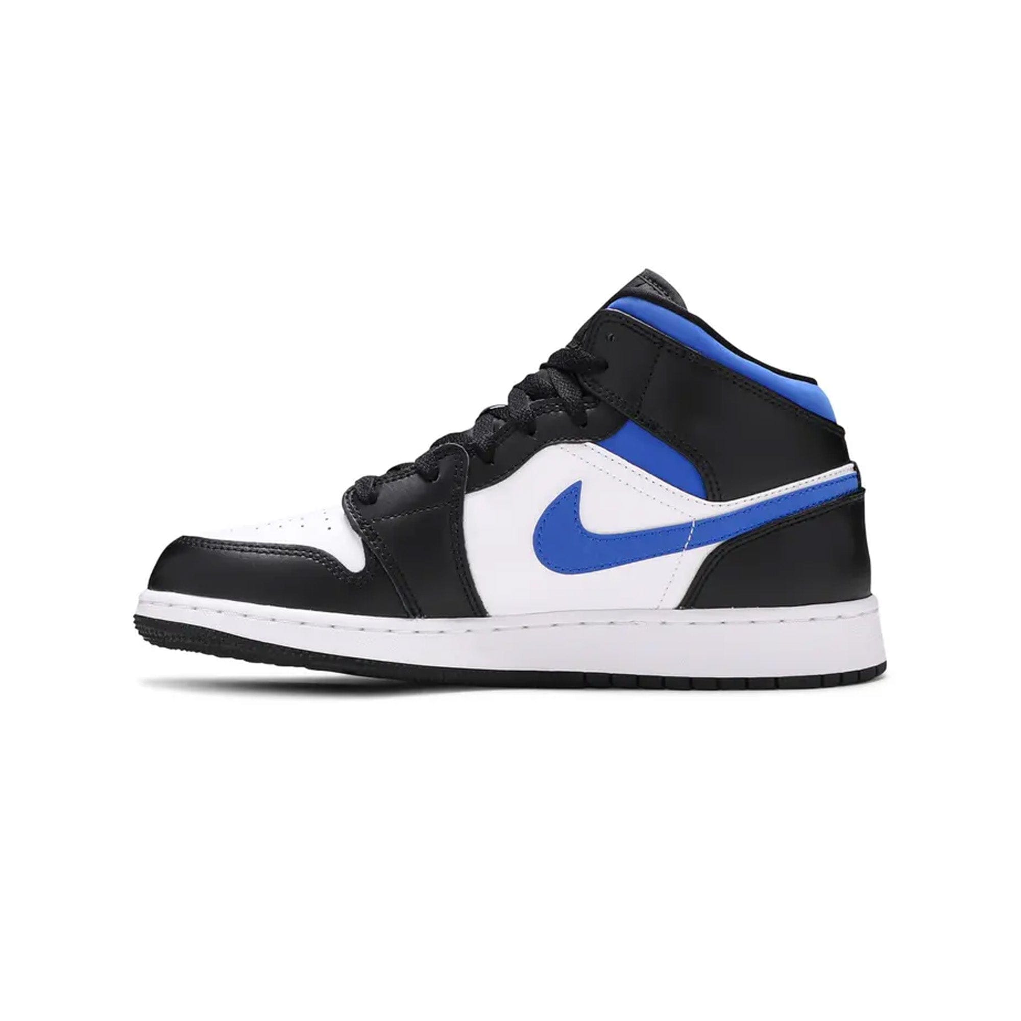 Air Jordan 1 Mid White Black Royal GS