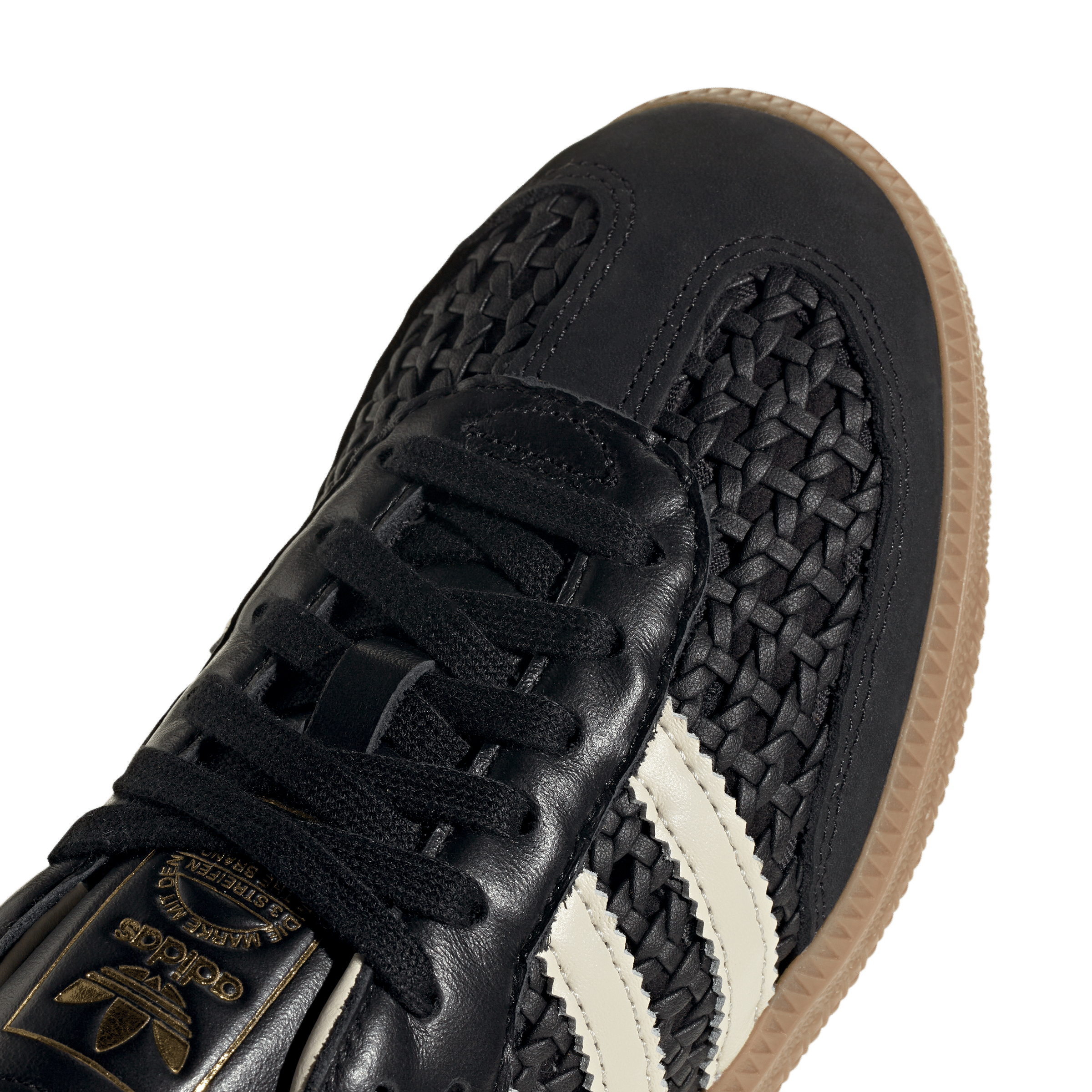 adidas Samba OG Basketweave Black Cream White