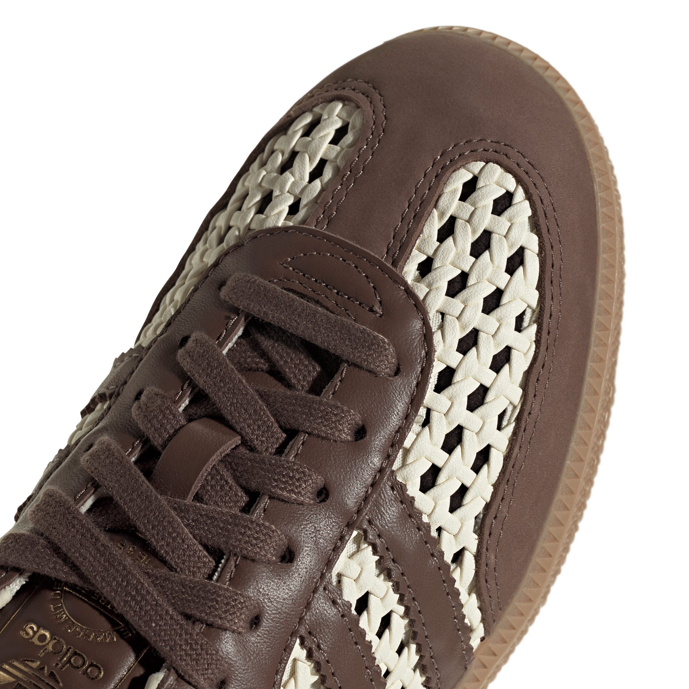 adidas Samba OG Basketweave Cream White Earth Strata