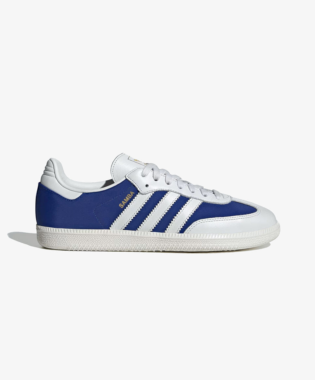 ADIDAS ORIGINALS | SAMBA OG { WHITE//ROYAL BLUE