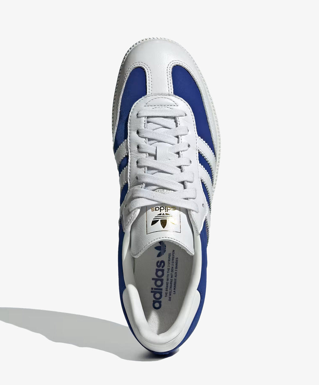 ADIDAS ORIGINALS | SAMBA OG { WHITE//ROYAL BLUE