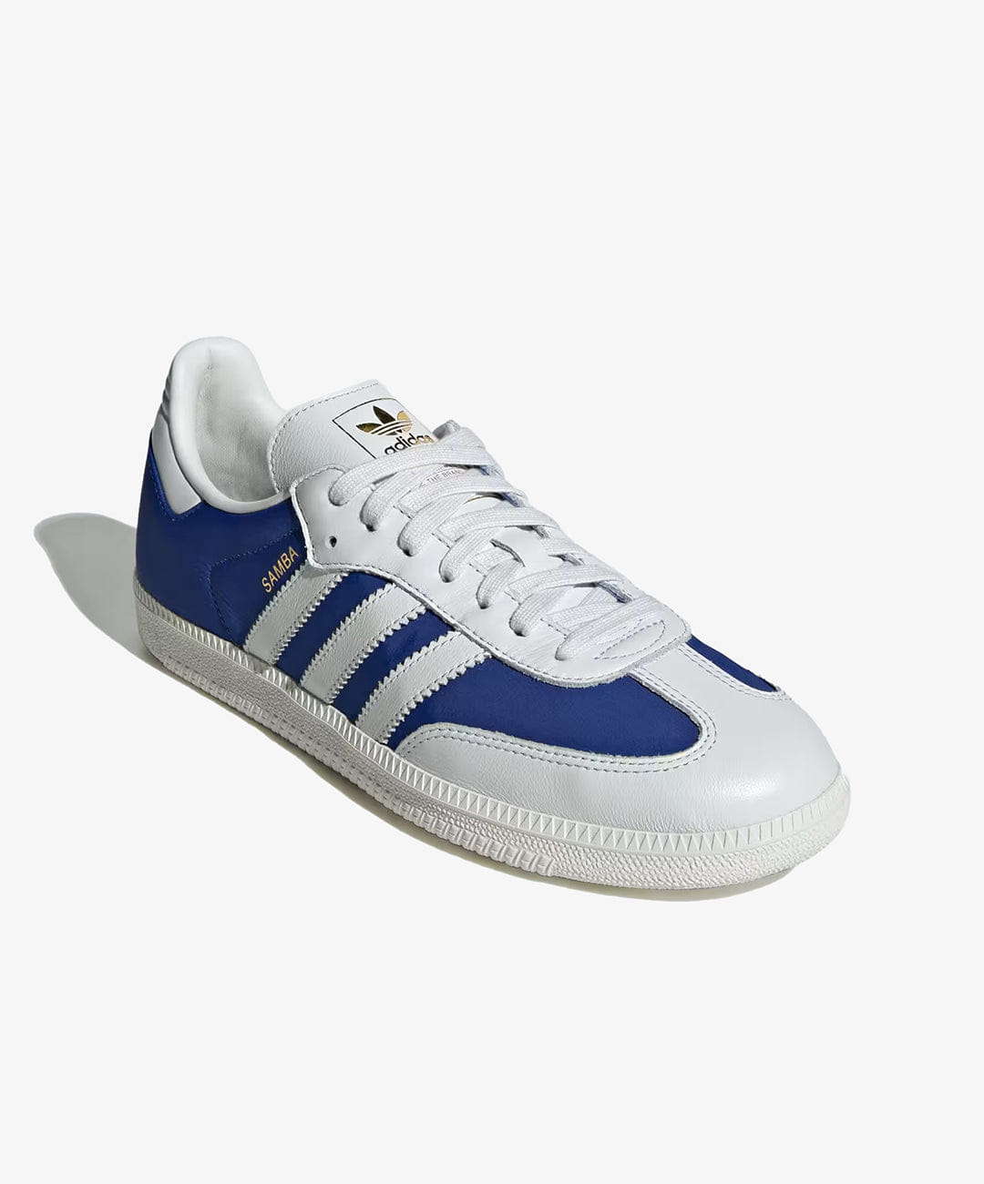 ADIDAS ORIGINALS | SAMBA OG { WHITE//ROYAL BLUE