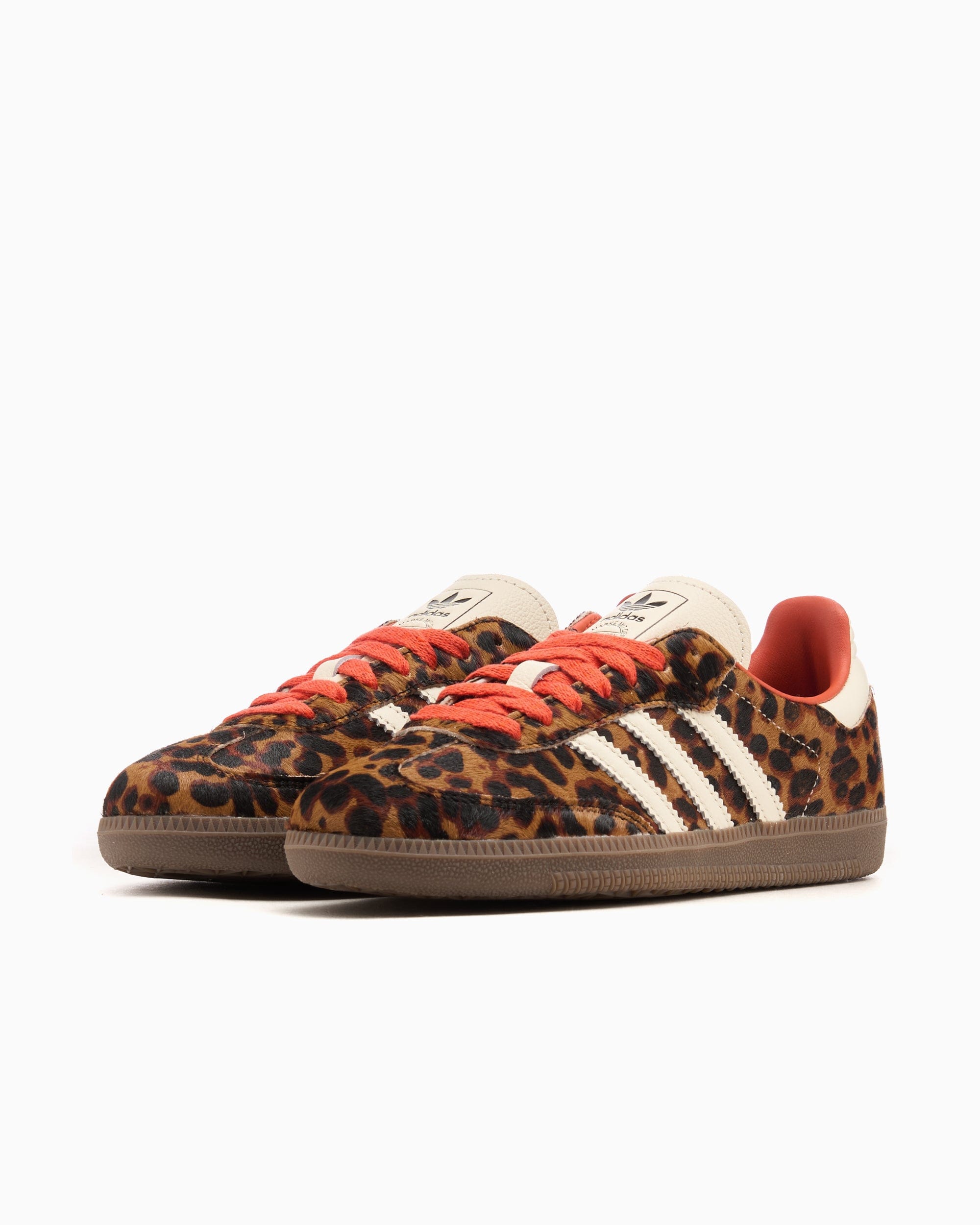adidas Originals Women's Samba OG Preloved Red Leopard