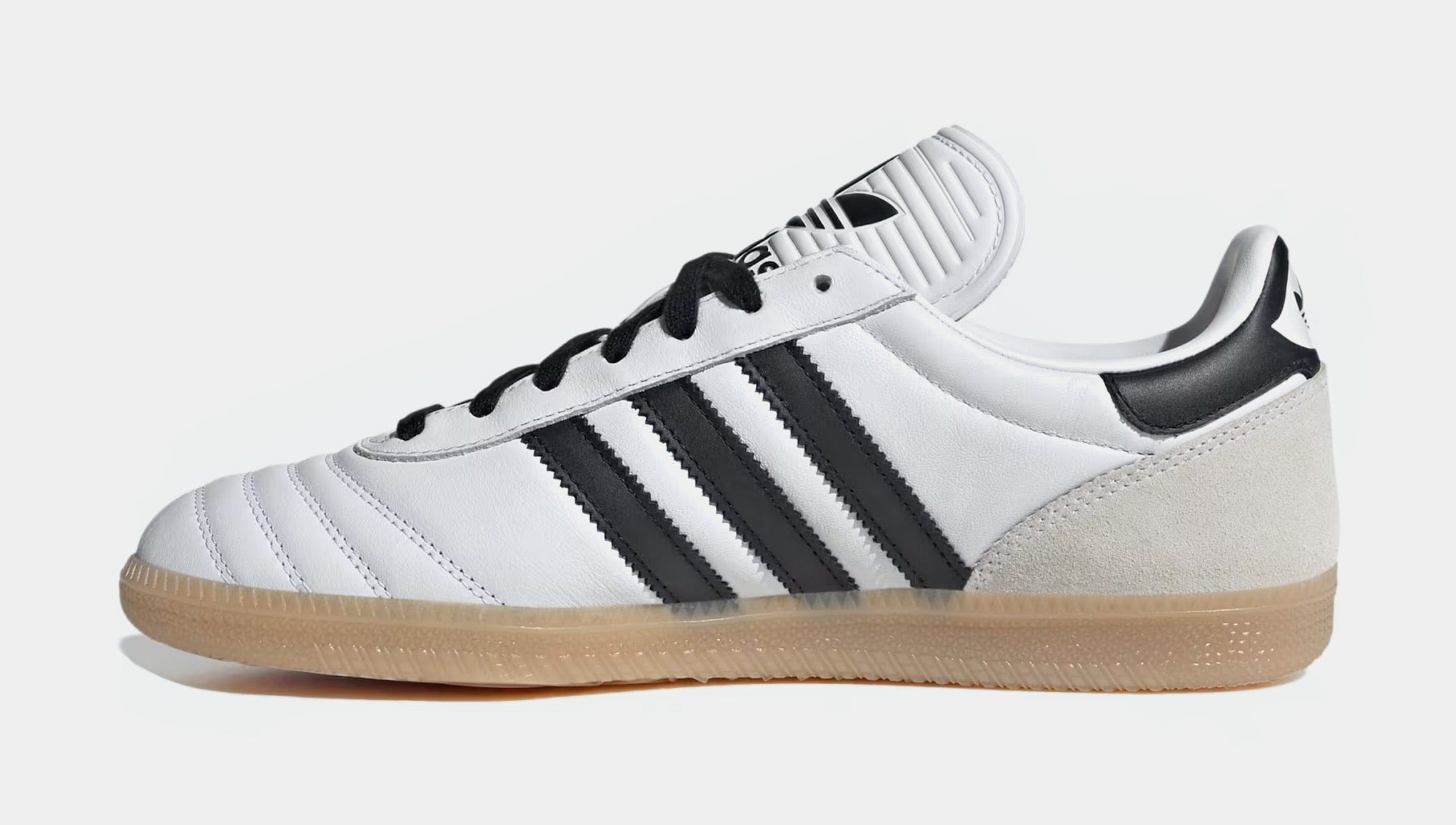 adidas Samba JP Mens Lifestyle Shoes (Cloud White/Black/Gum)