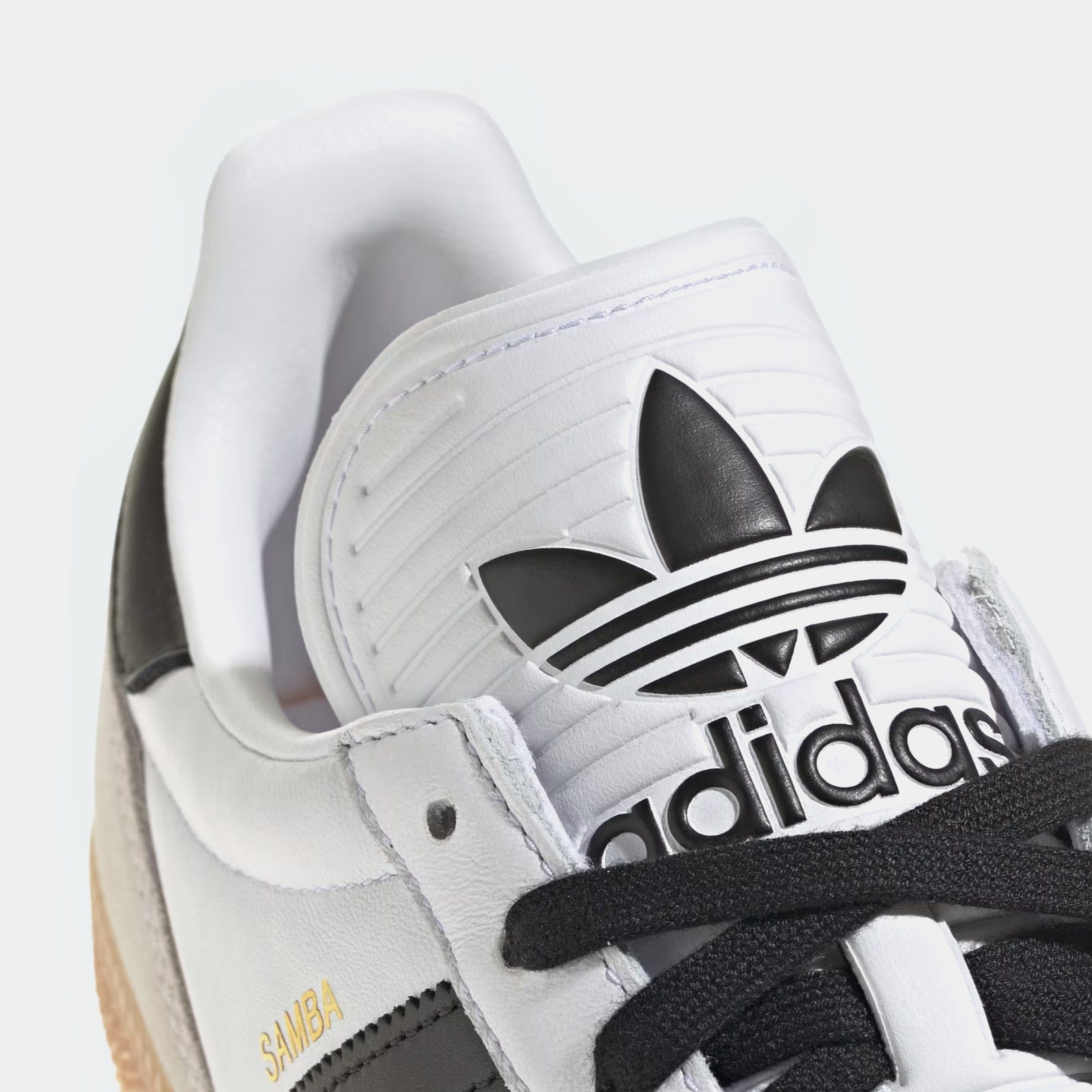 adidas Samba JP Mens Lifestyle Shoes (Cloud White/Black/Gum)