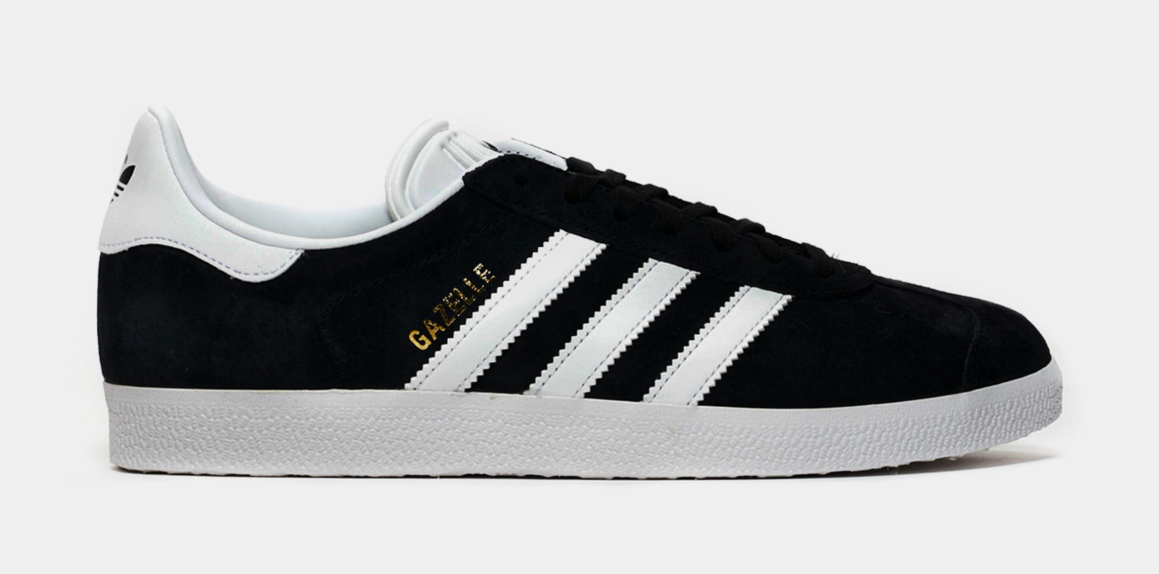 adidas Originals Gazelle Low Mens Lifestyle Shoes (Black/White)