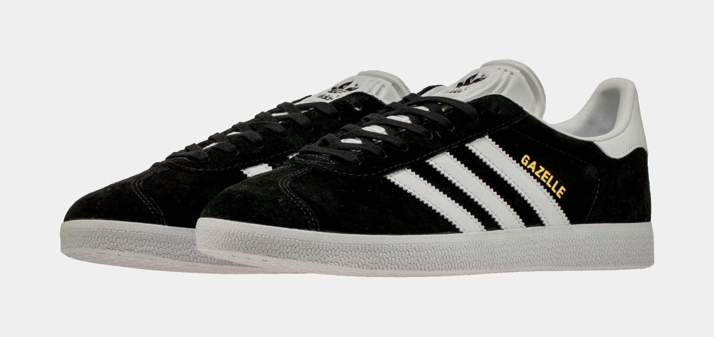 adidas Originals Gazelle Low Mens Lifestyle Shoes (Black/White)