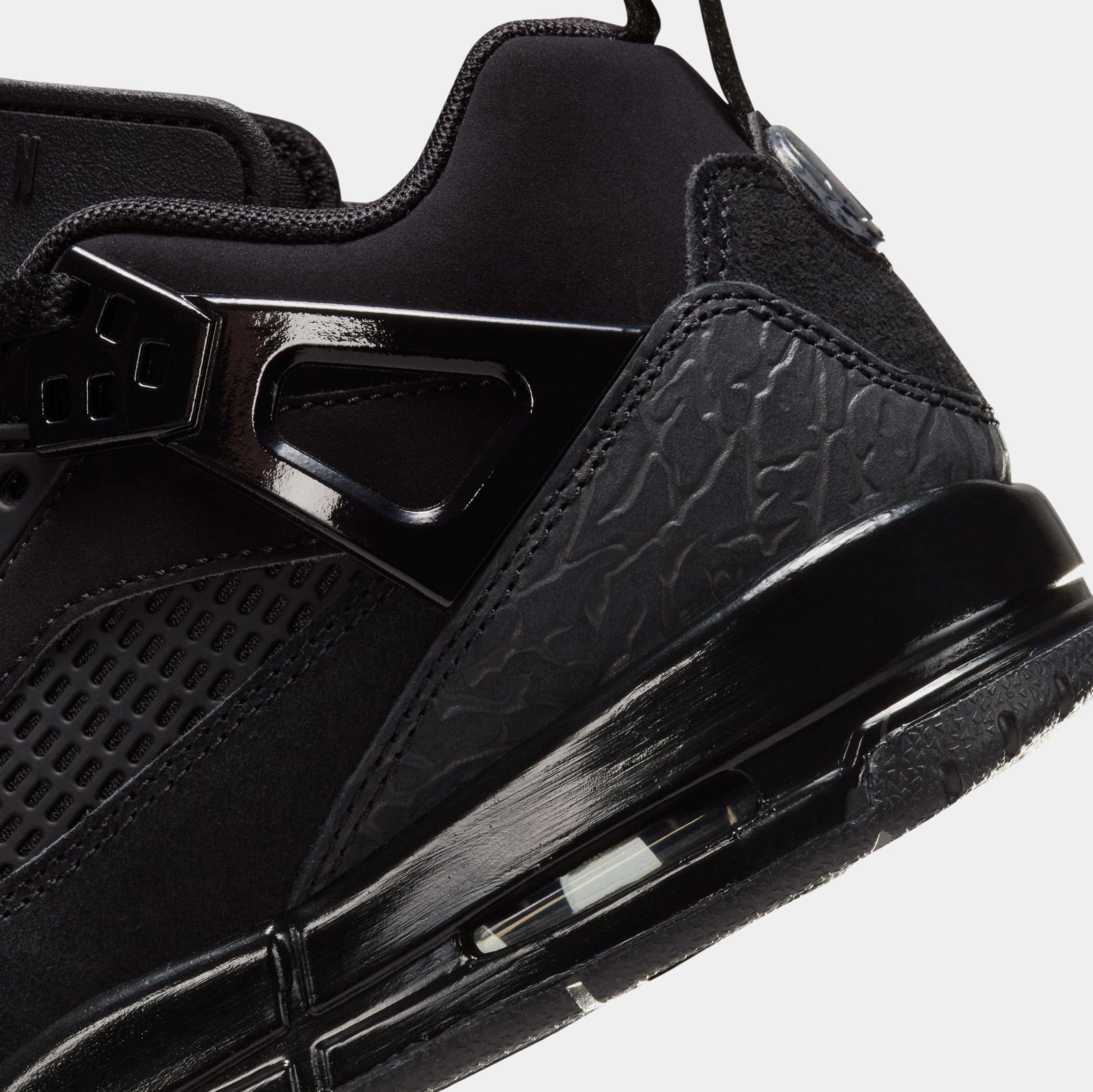 Air Jordan Spizike Low Grade School Basketball Shoes (Black/Anthracite)