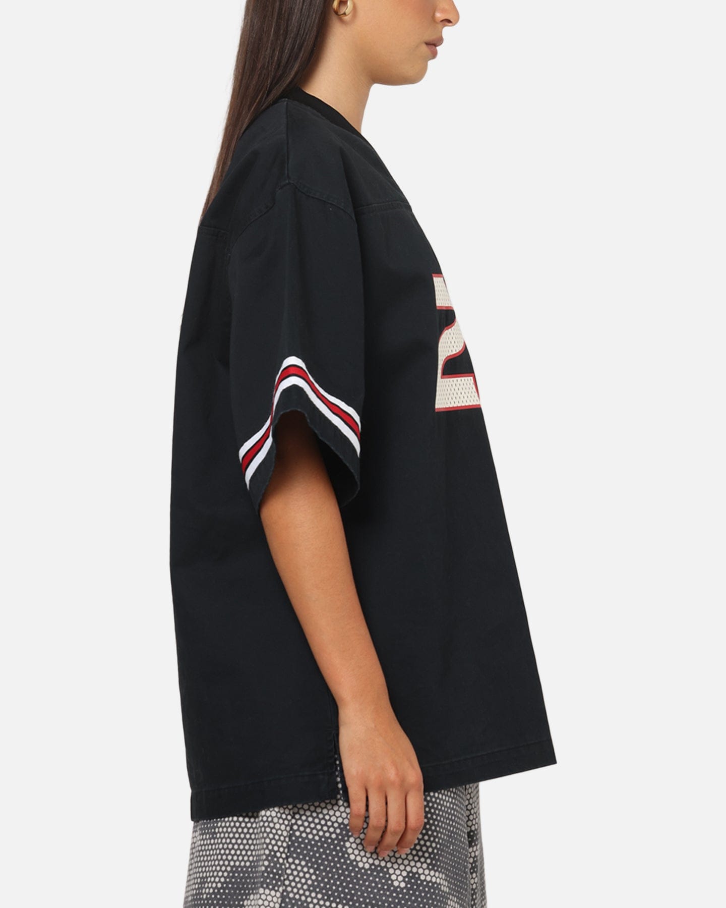 Air Jordan Jordan Women's Flight Woven Jersey Top Black