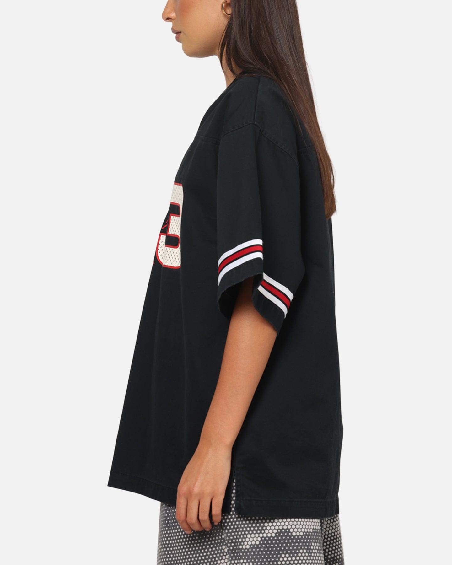 Air Jordan Jordan Women's Flight Woven Jersey Top Black