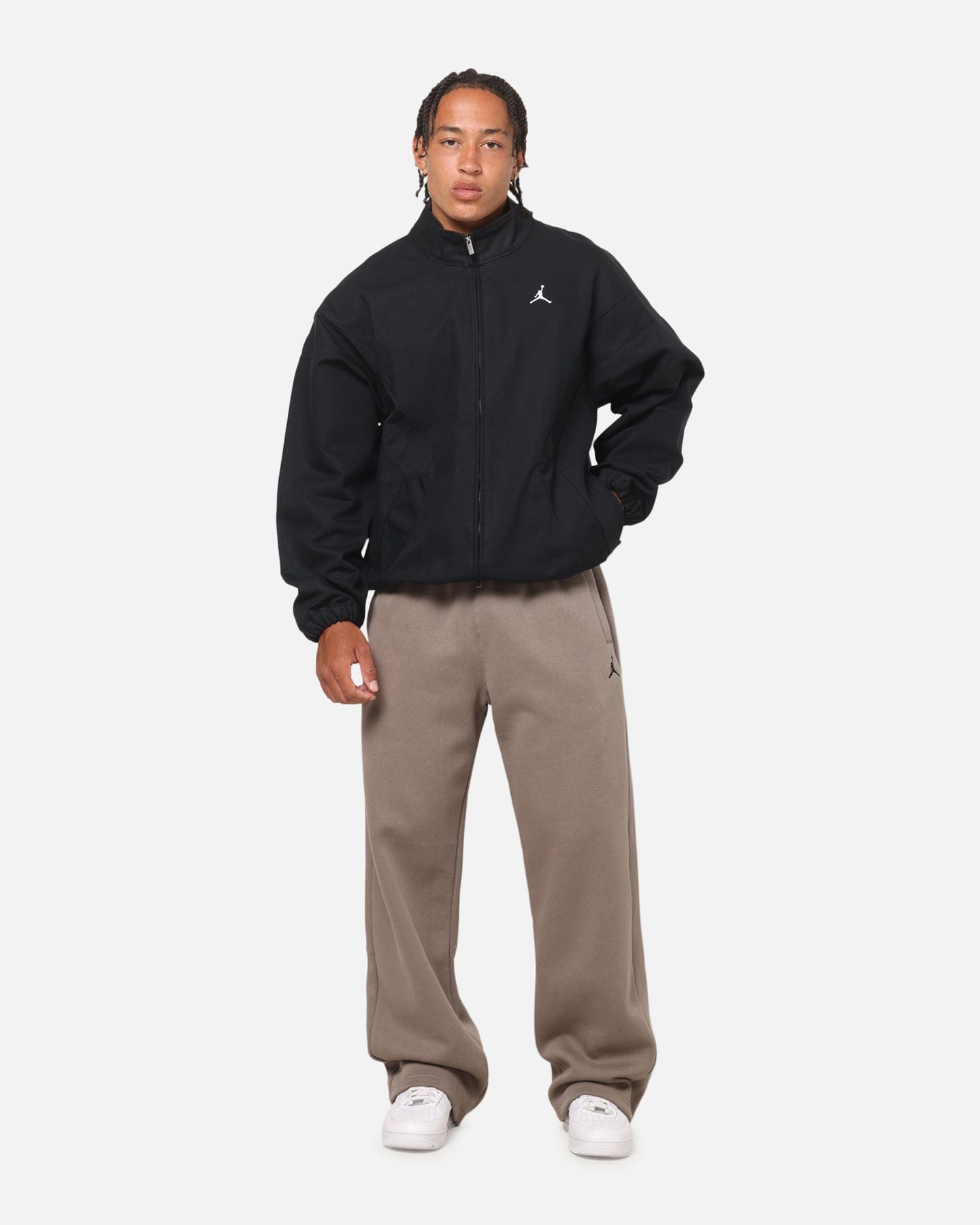 Air Jordan Jordan Jumpman Flight Graphic Workwear Jacket Black/White