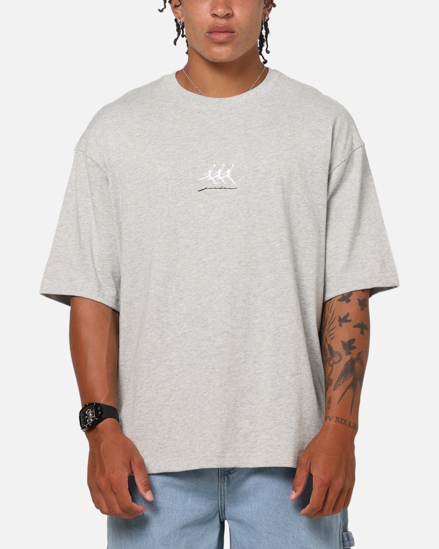 Air Jordan Jordan Flight Oversized Graphic T - Shirt Grey Heather