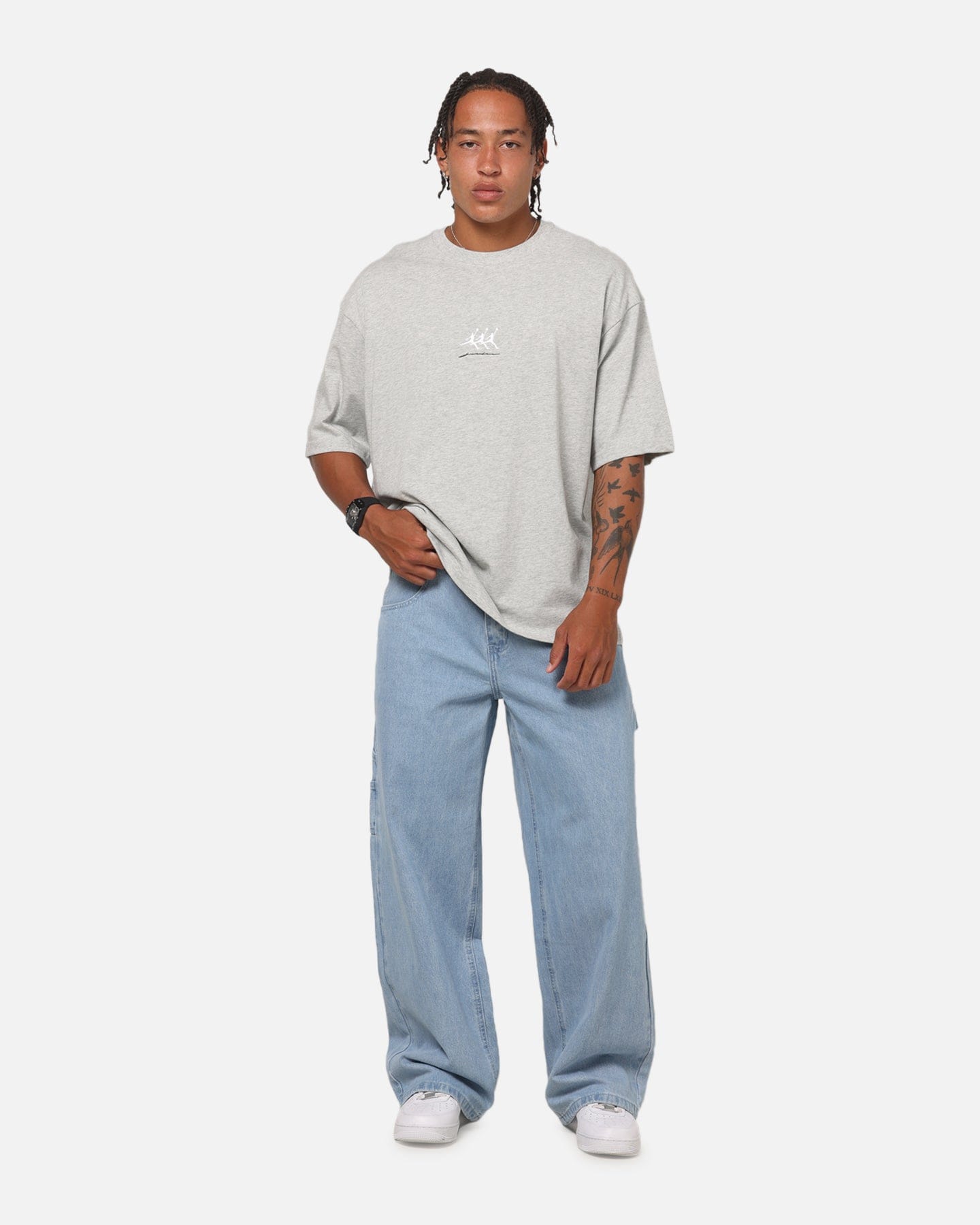 Air Jordan Jordan Flight Oversized Graphic T - Shirt Grey Heather