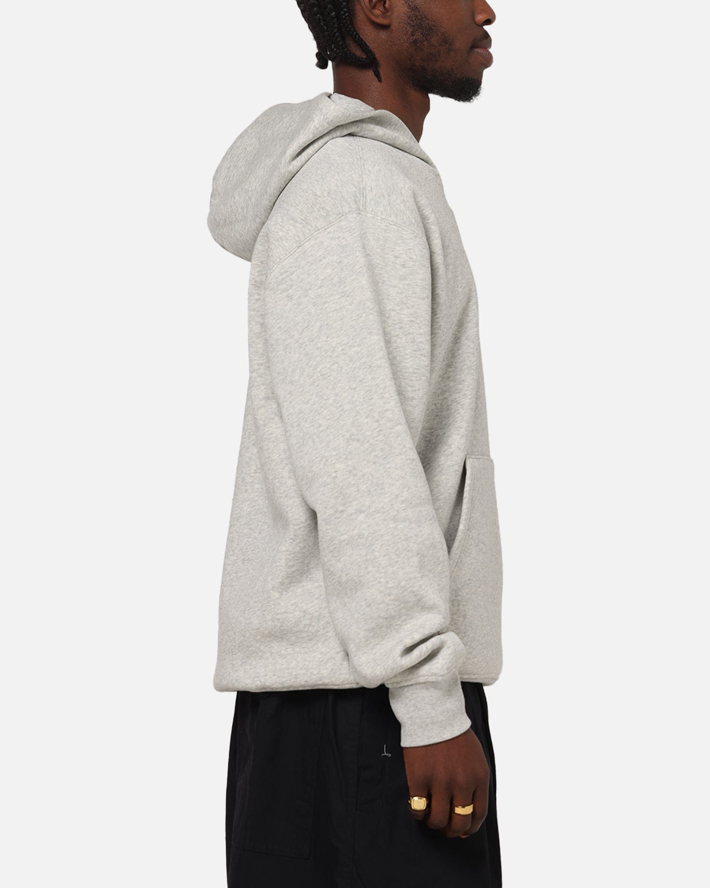 Air Jordan Jordan Brooklyn Fleece Pullover Hoodie Grey Heather/White