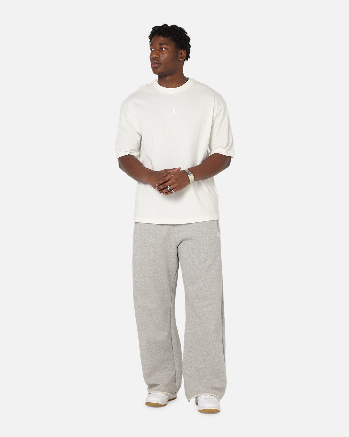 Air Jordan Jordan Flight Essentials Oversized Crewneck T - Shirt Sail/Sail