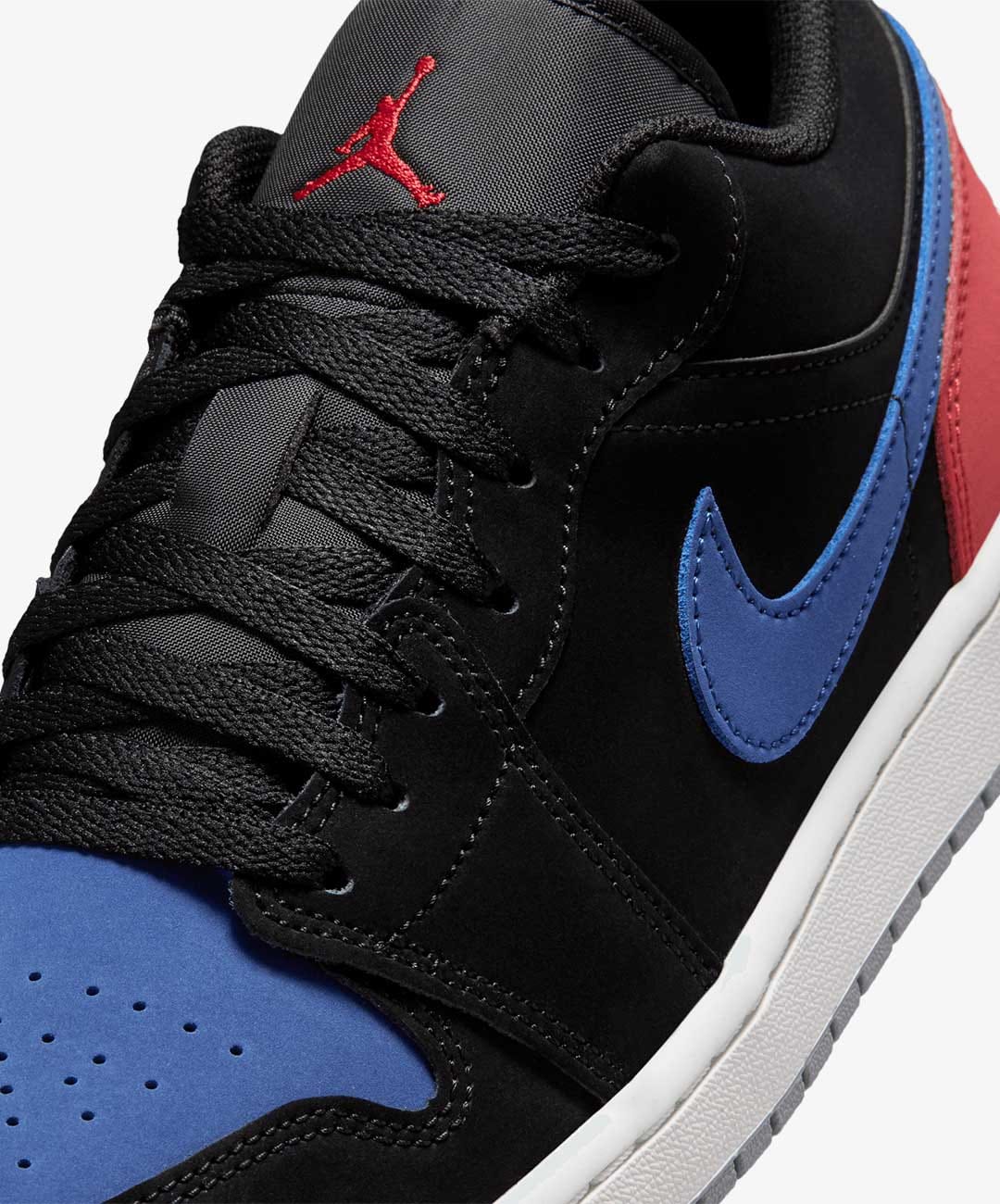 Air Jordan JORDAN | AIR JORDAN 1 LOW { BLACK/SUMMIT WHITE - TRUE BLUE - VARSITY RED