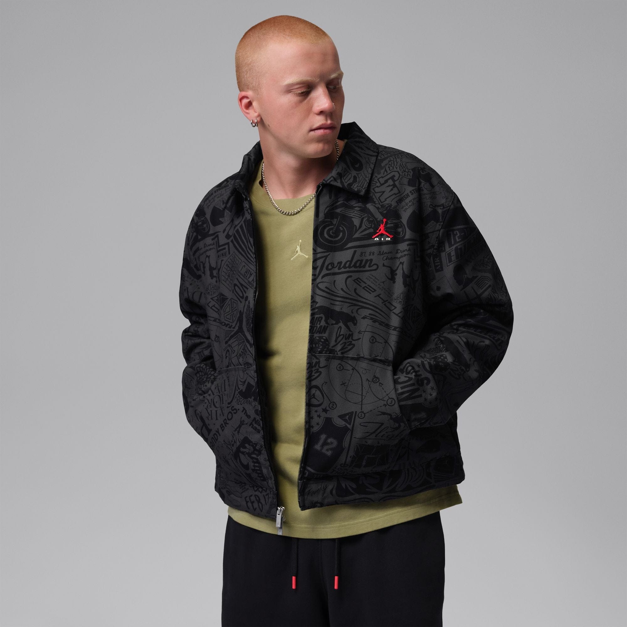 Air Jordan Jordan Brooklyn Chore Jacket (Black/University)