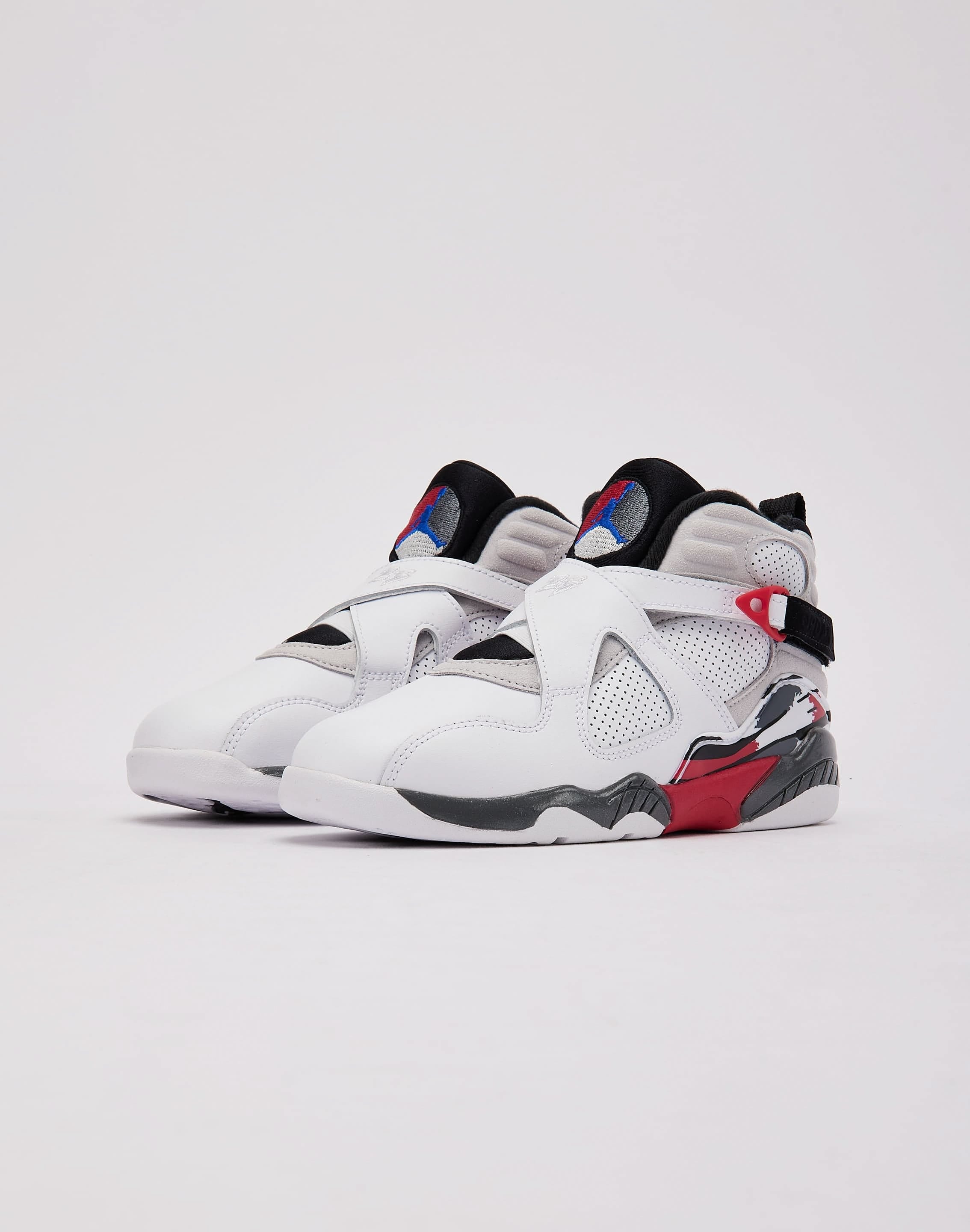 Air Jordan Jordan Air Jordan 8 Retro White and True Red Pre - School